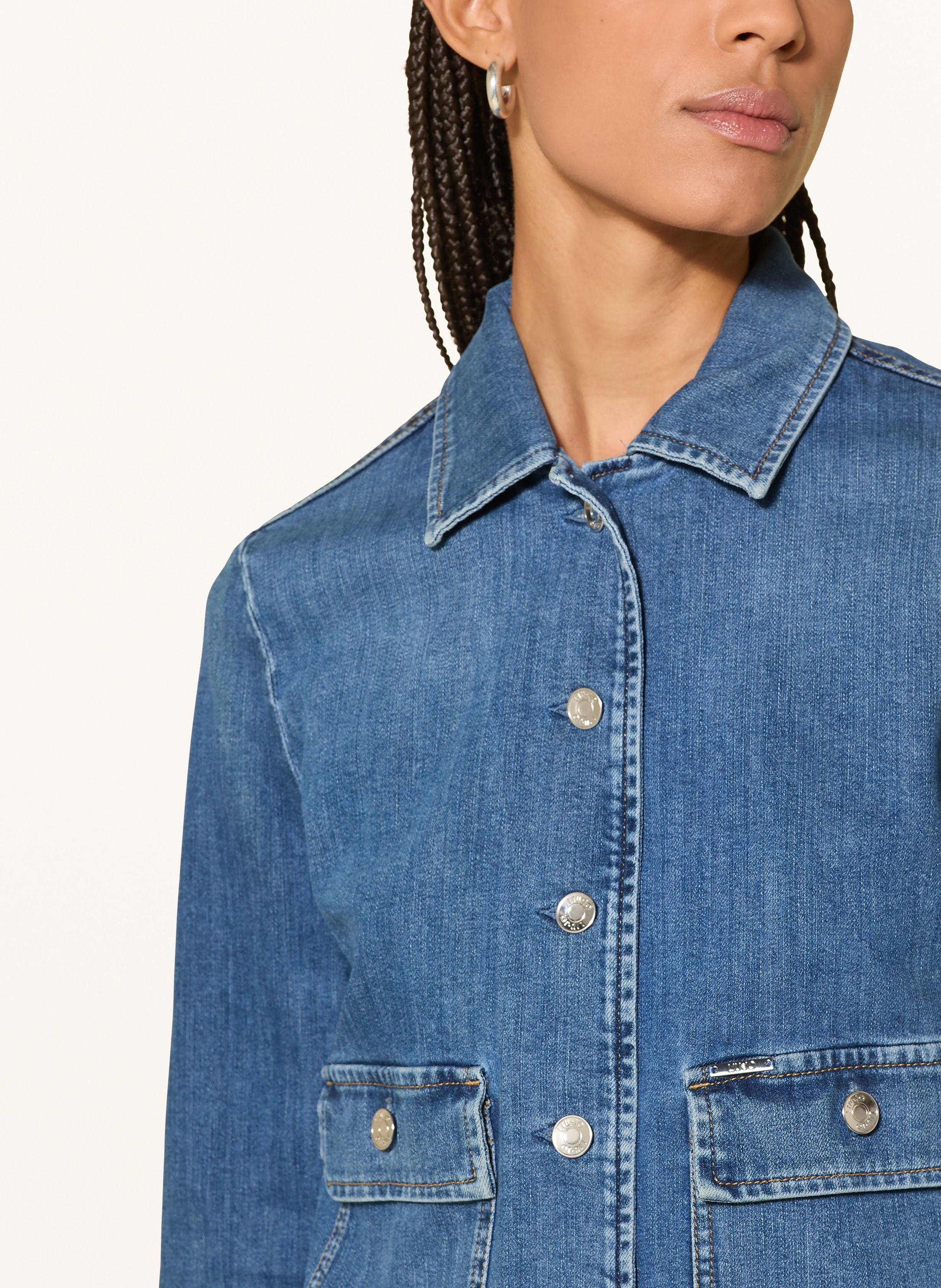 Thumbnail - Liu Jo Jeansjacke blau