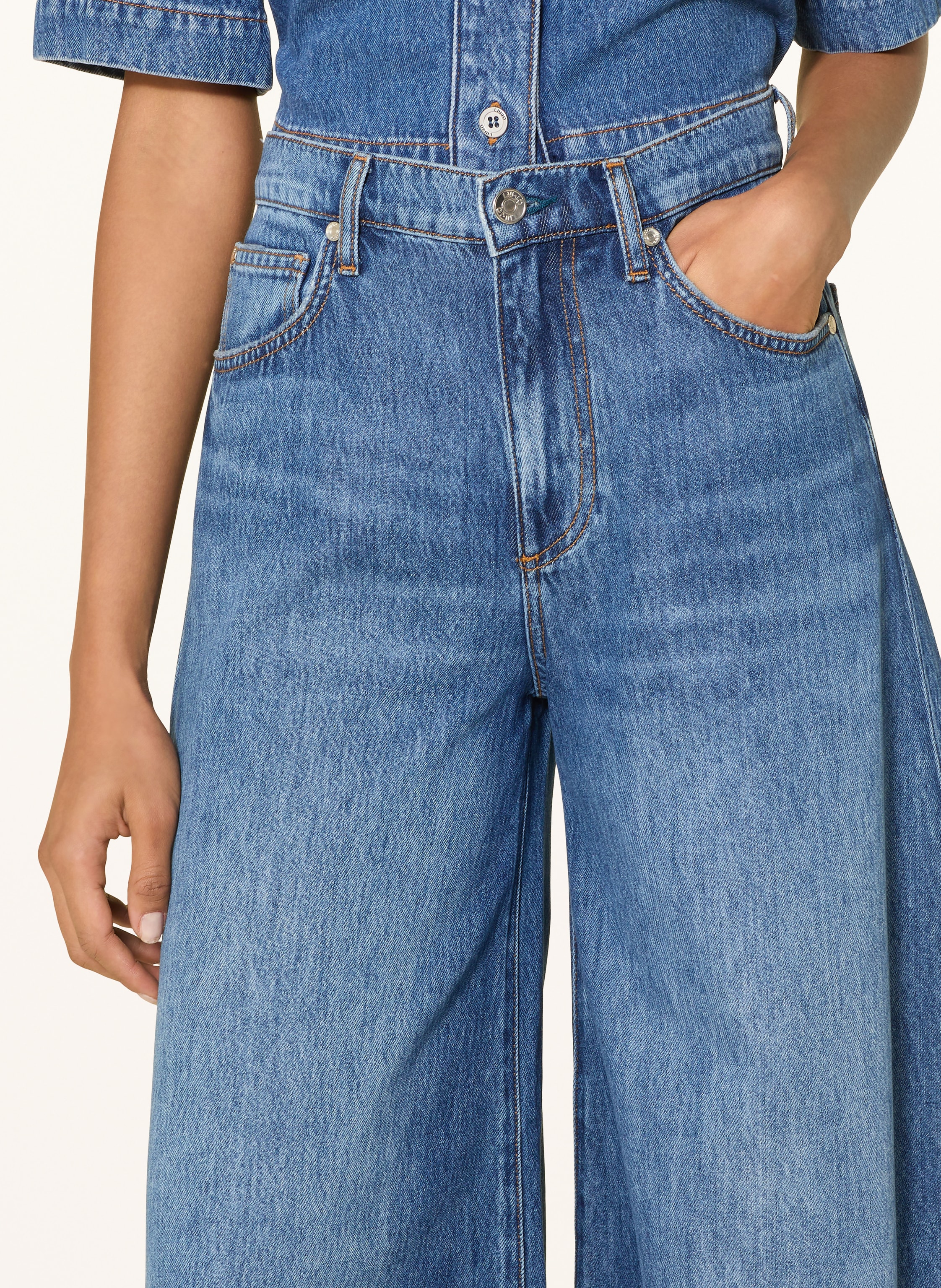 Thumbnail - Liu Jo Wide Leg Jeans blau