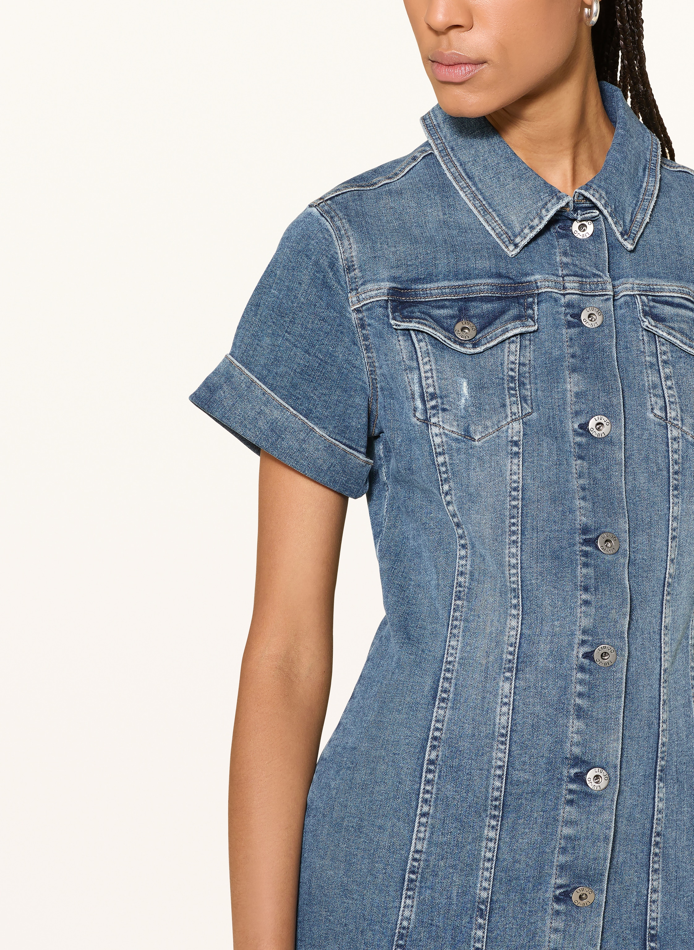 Thumbnail - Liu Jo Jeanskleid blau