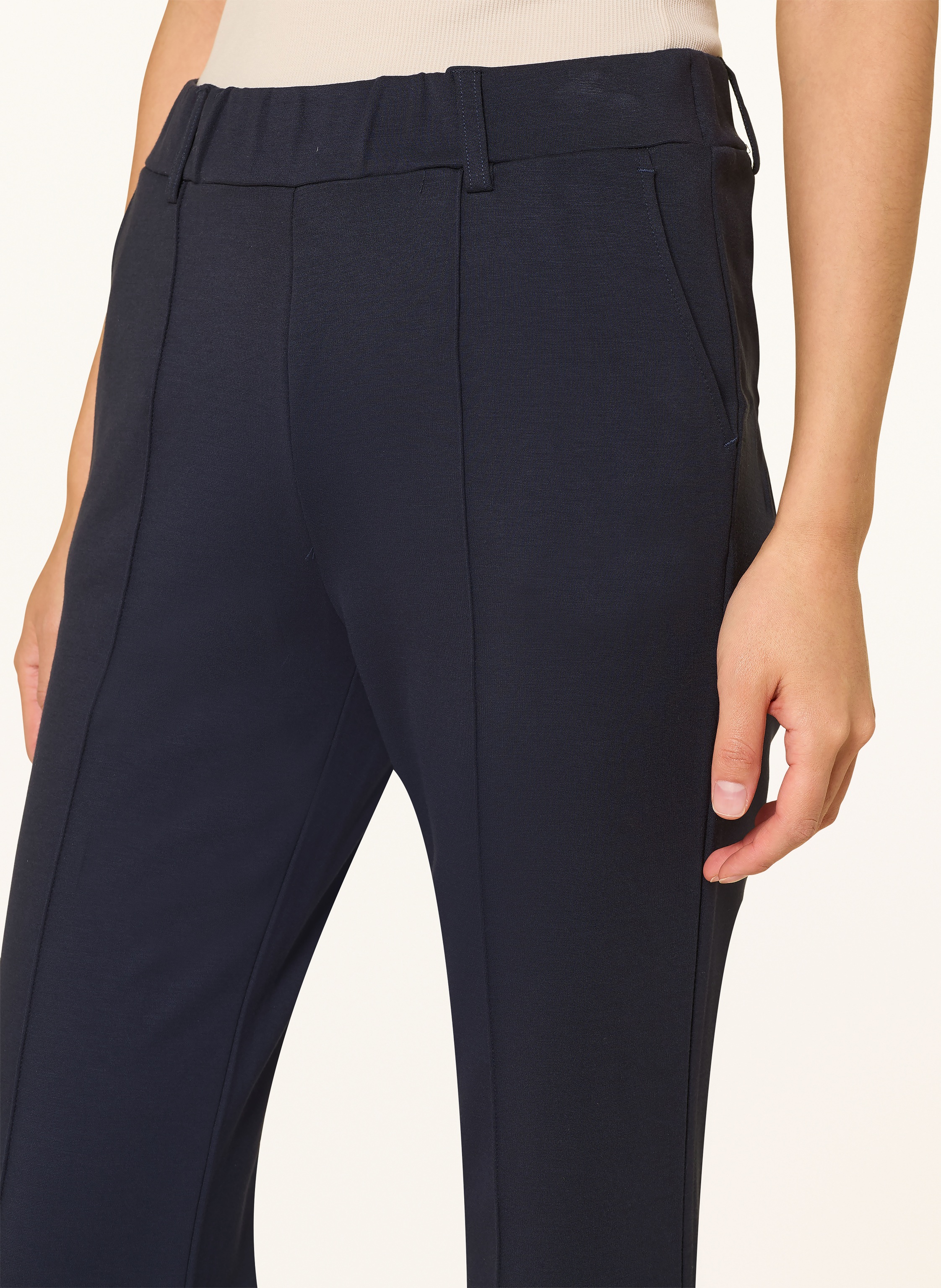 Thumbnail - Liu Jo Bootcut-Hose Aus Jersey blau