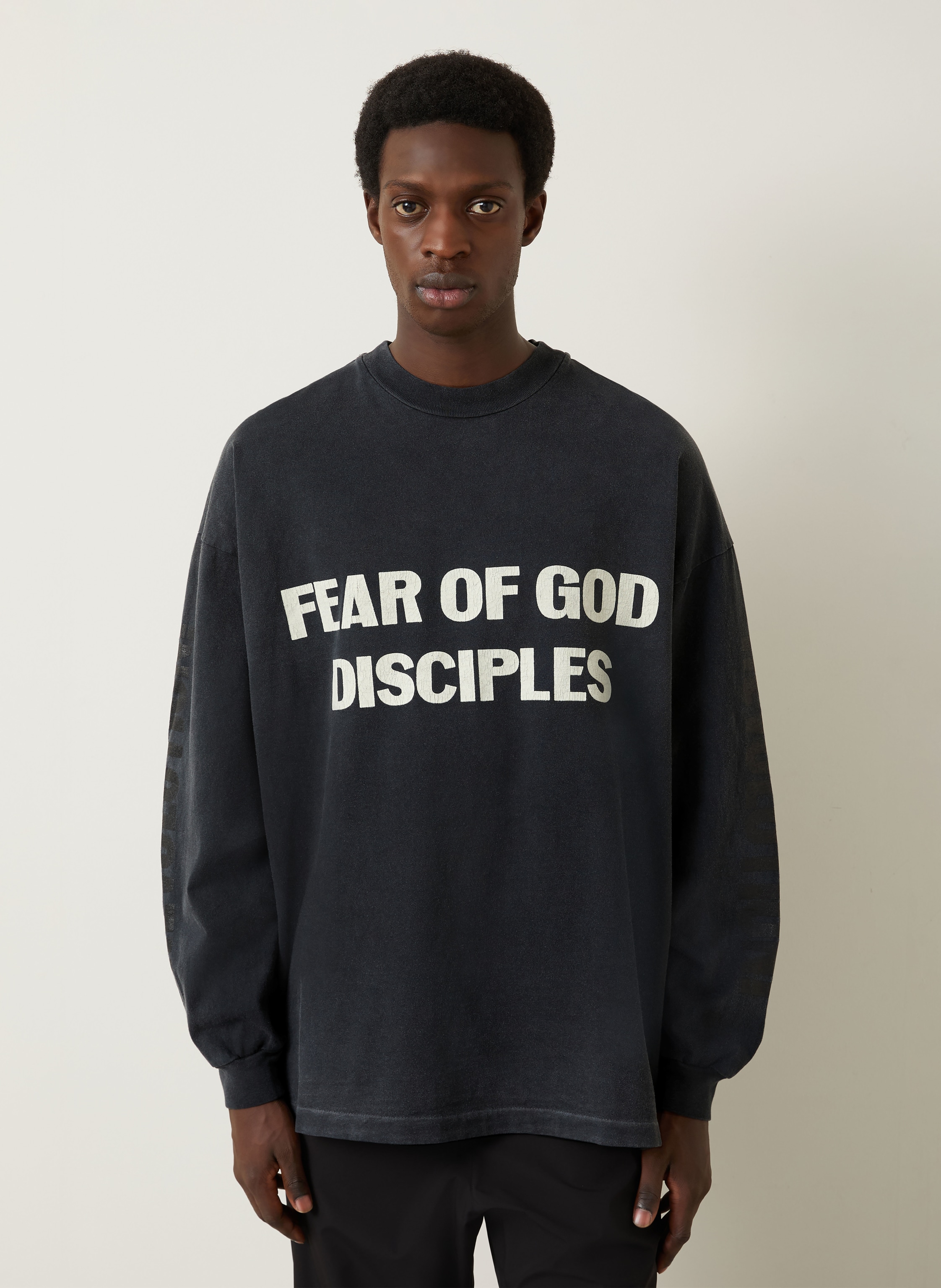 Thumbnail - Fear Of God Oversized-Longsleeve schwarz