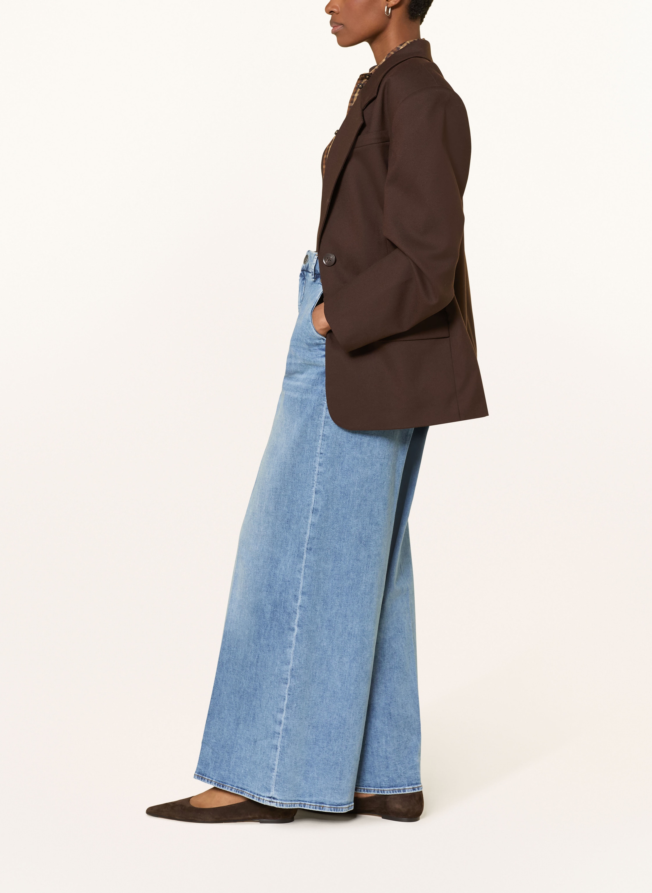 Thumbnail - Herrlicher Wide Leg Jeans Lovely blau