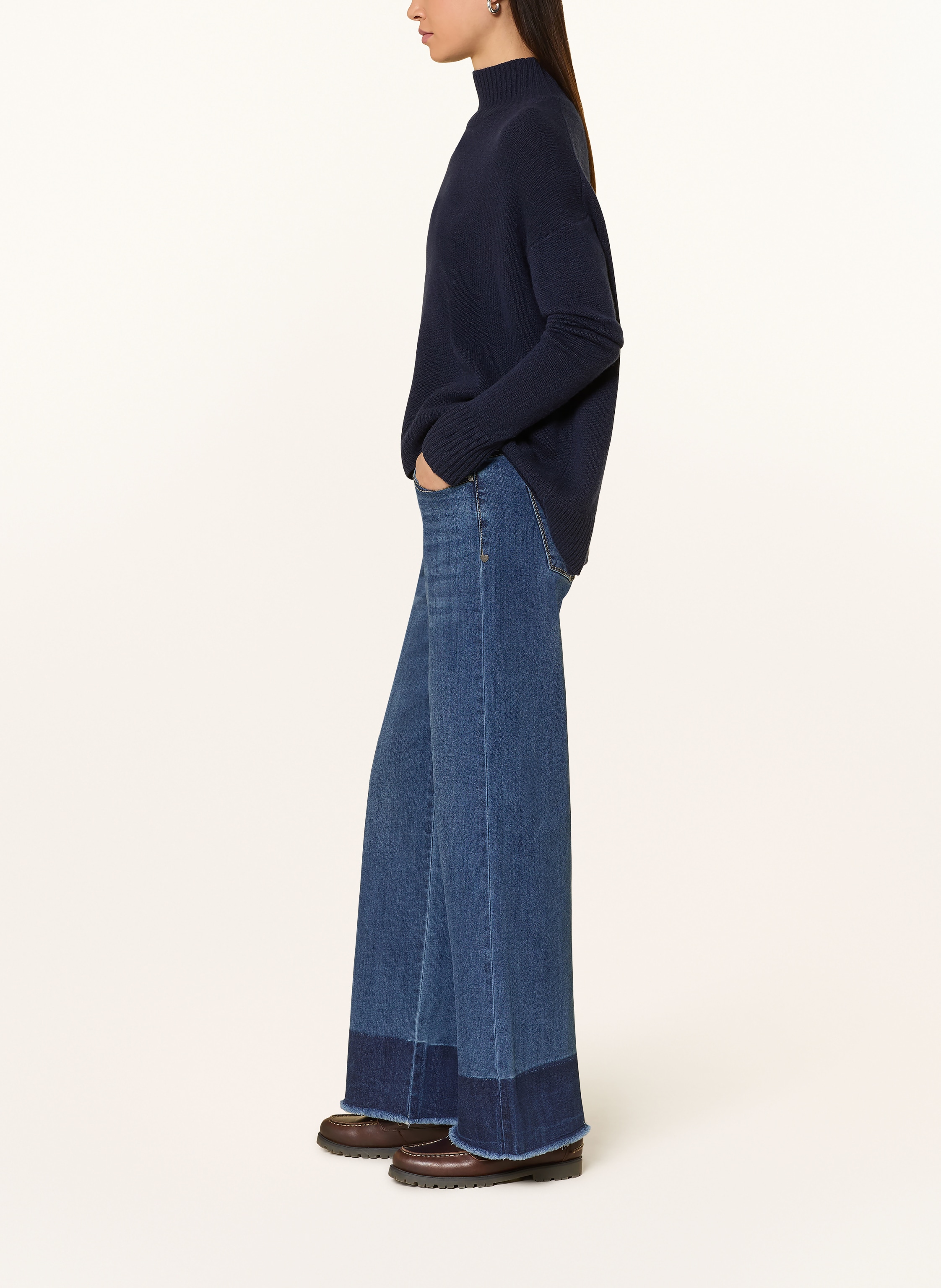 Thumbnail - Buena Vista Wide Leg Jeans blau