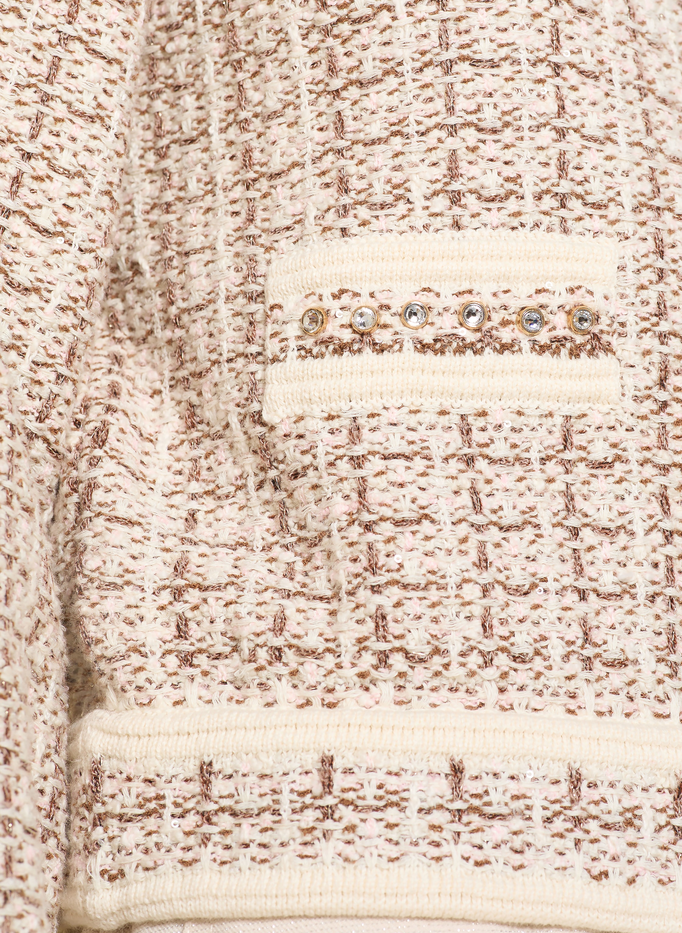 Thumbnail - Liu Jo Bouclé-Jacke weiss