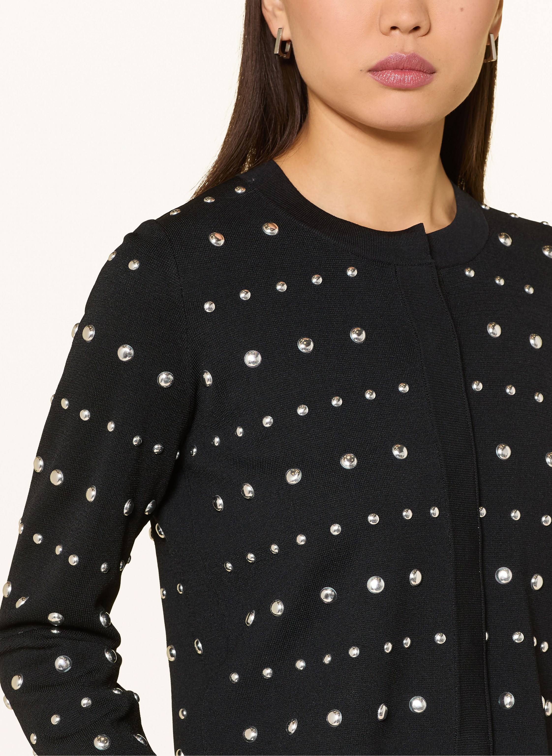 Thumbnail - Liu Jo Strickjacke Mit Nieten schwarz