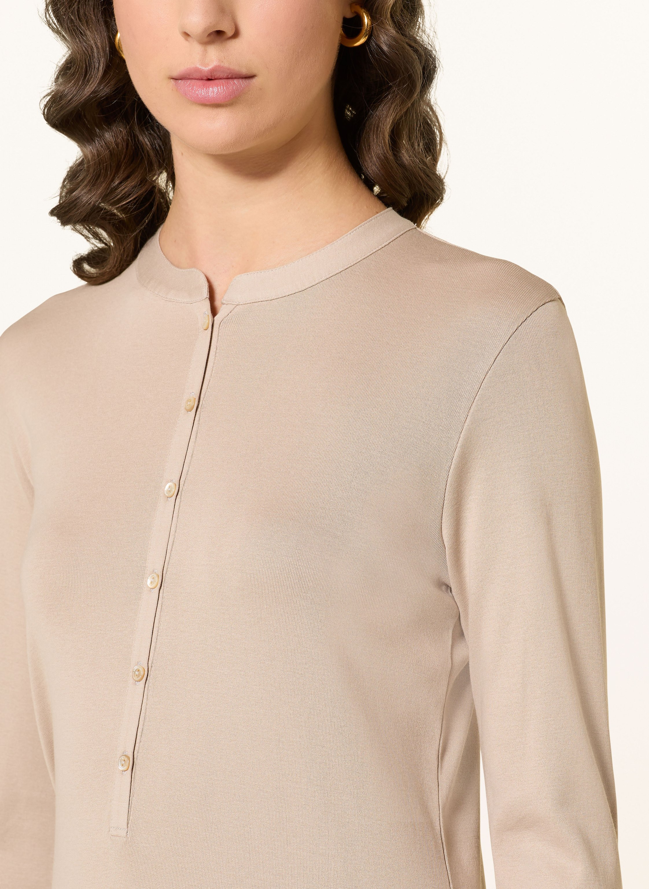 Thumbnail - Stefan Brandt Henley-Shirt Anina beige