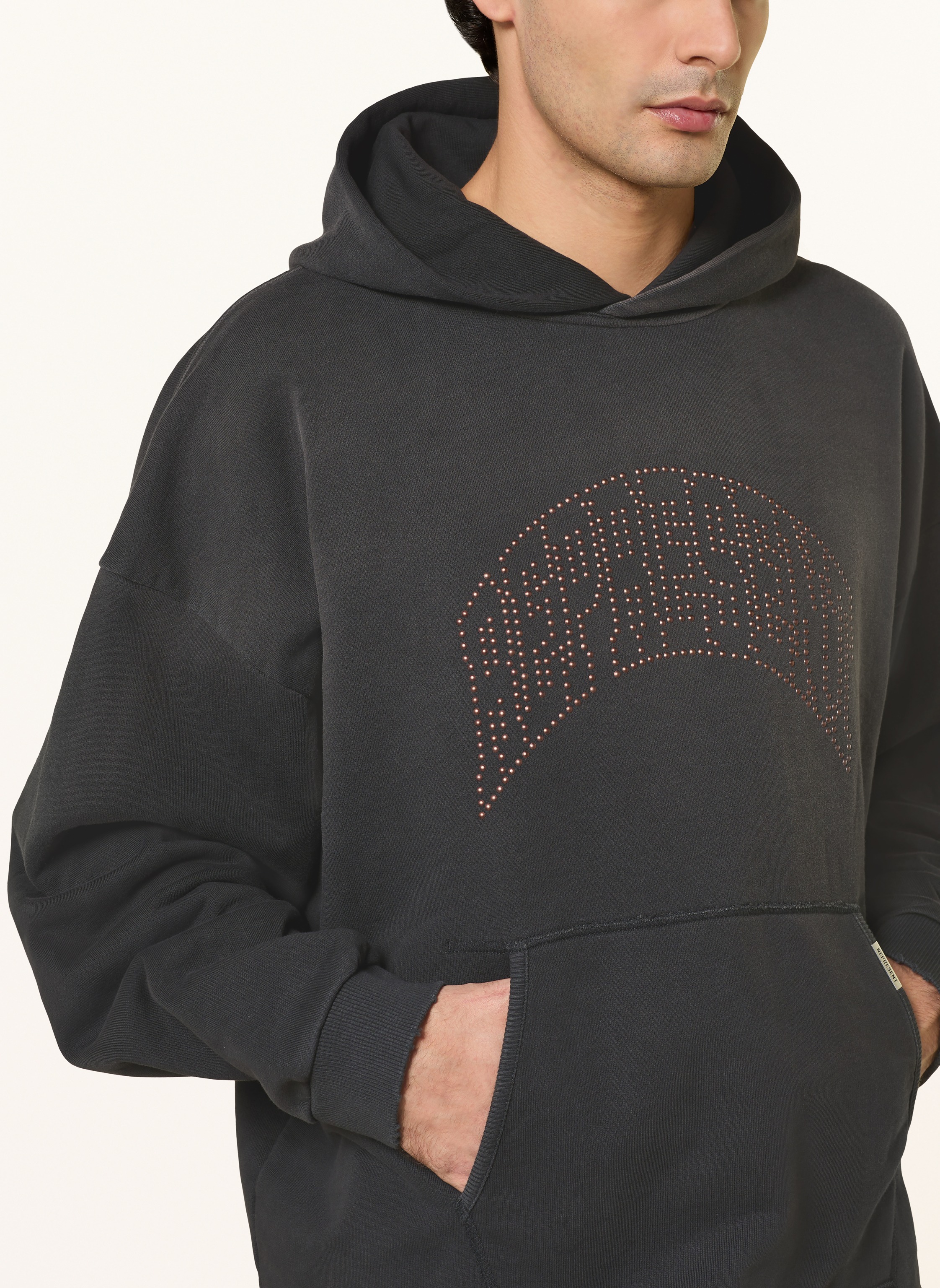 Thumbnail - Represent Hoodie Mit Nieten schwarz