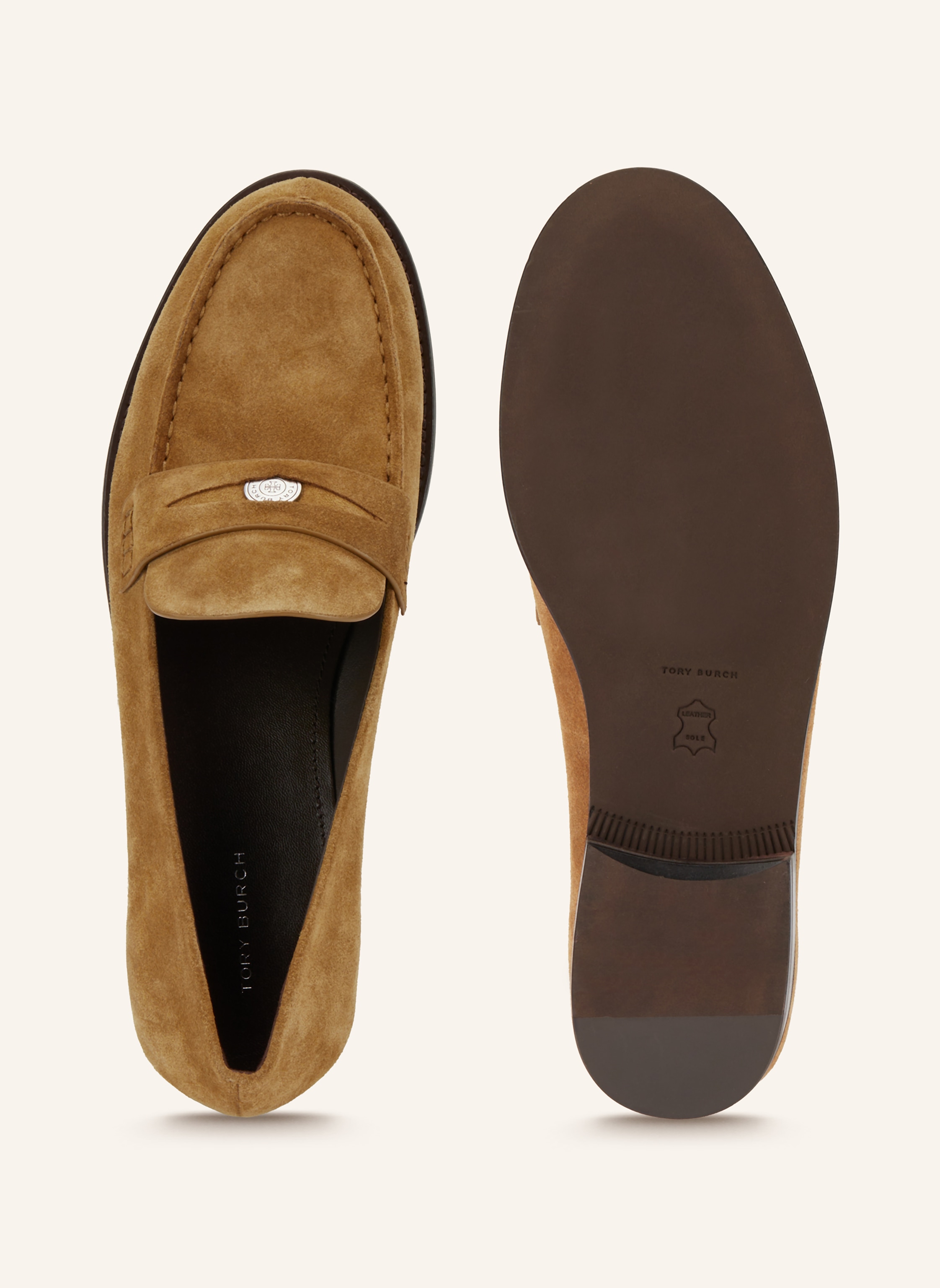 Thumbnail - Tory Burch Penny-Loafer Classic braun