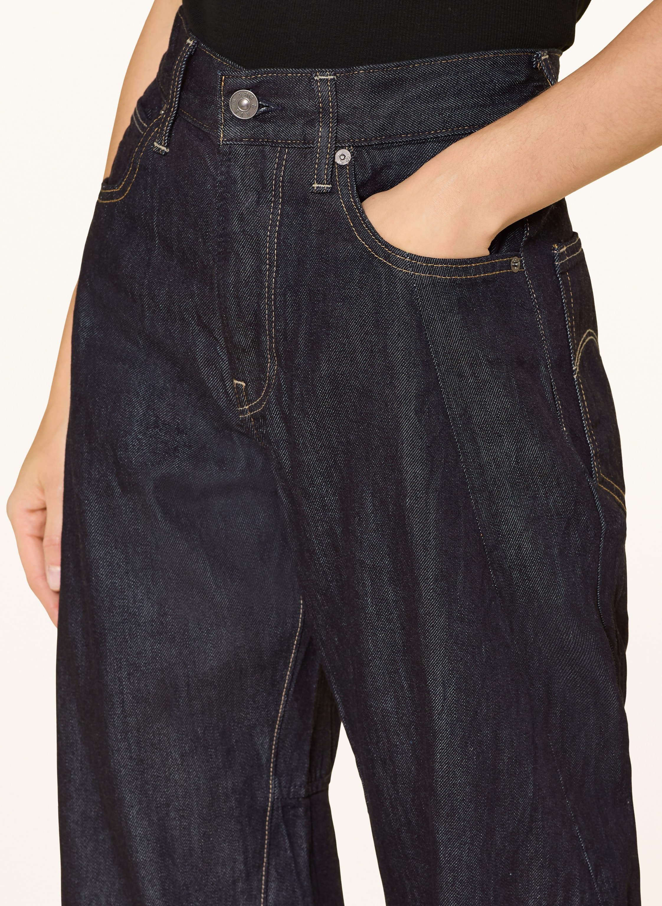 Thumbnail - G-Star Wide Leg Jeans Contor 3d blau