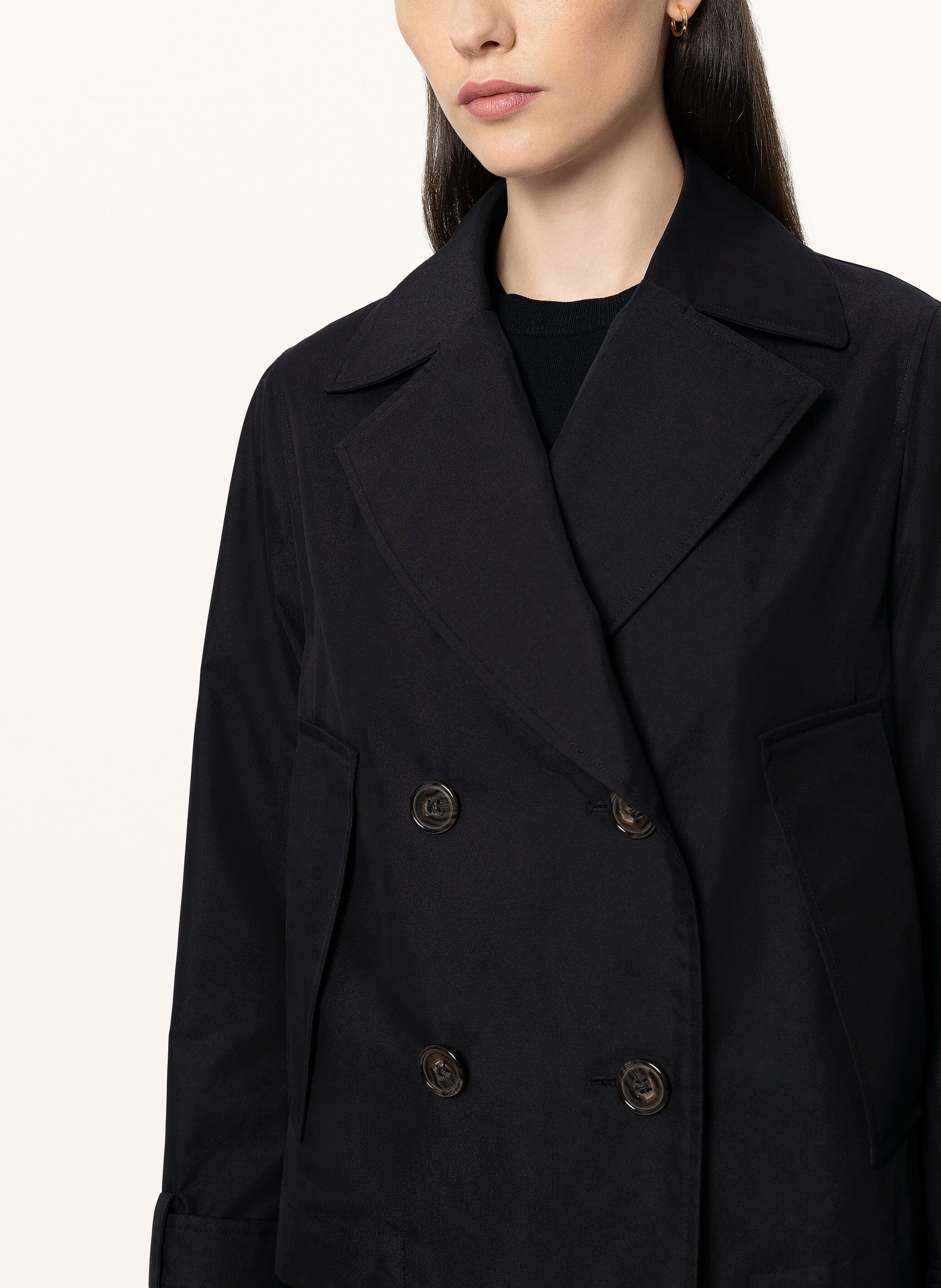 Thumbnail - Luisa Cerano Trench-Jacke schwarz