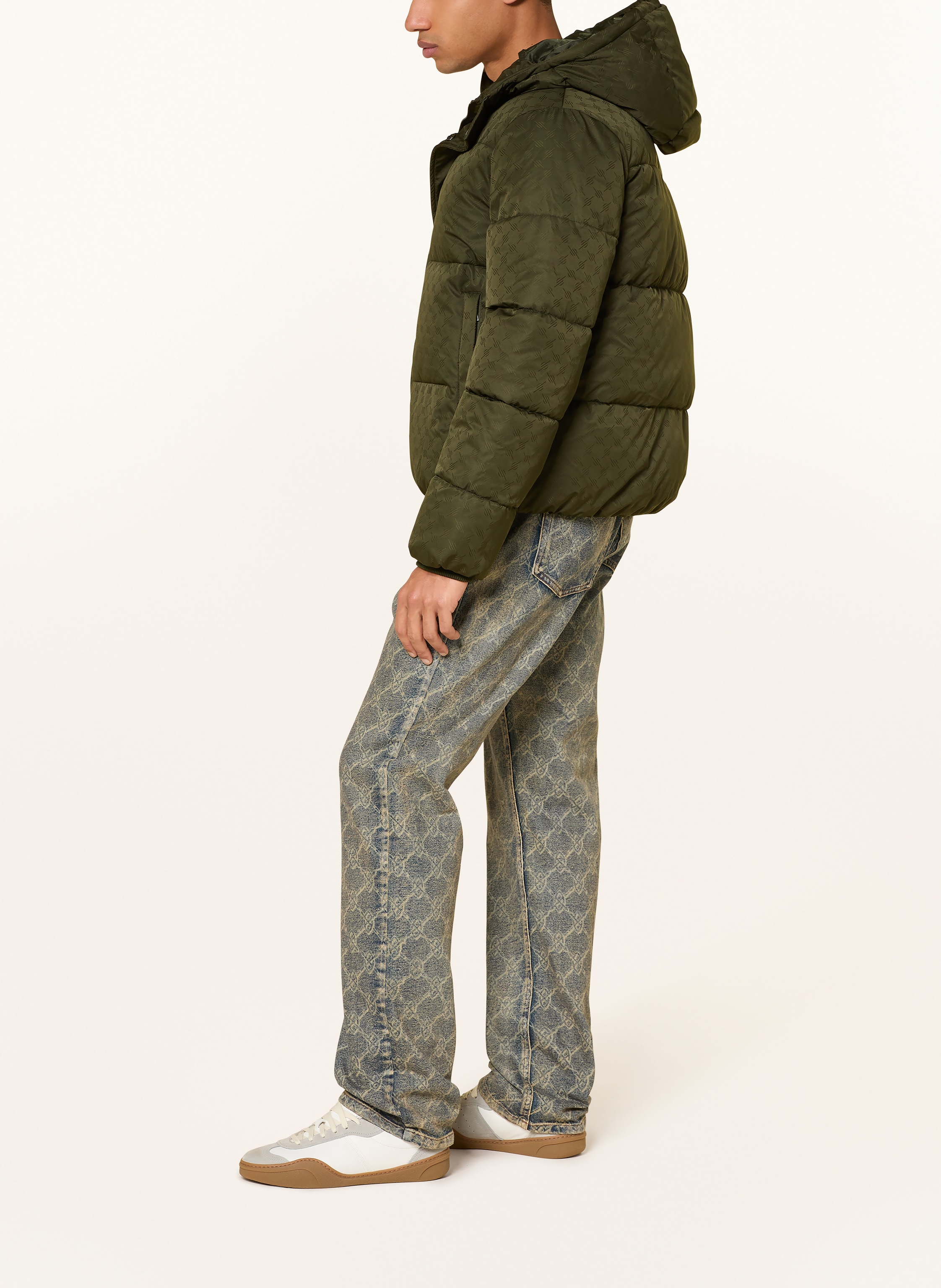 Thumbnail - Daily Paper Steppjacke Monogram gruen