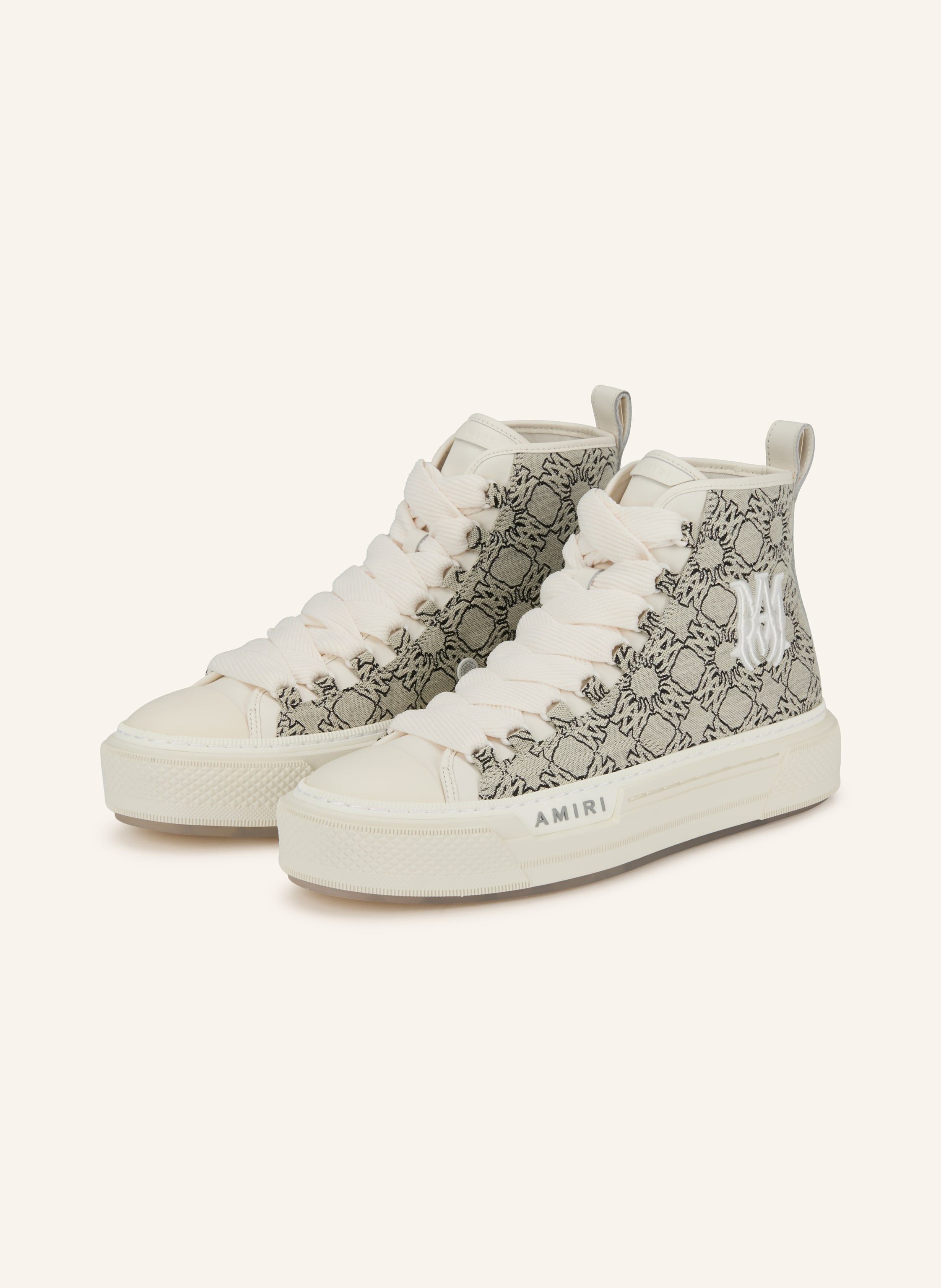 Amiri Amiri Hightop-Sneaker Ma Quad Court Hi grau in GRAU / WEISS / SCHWARZ