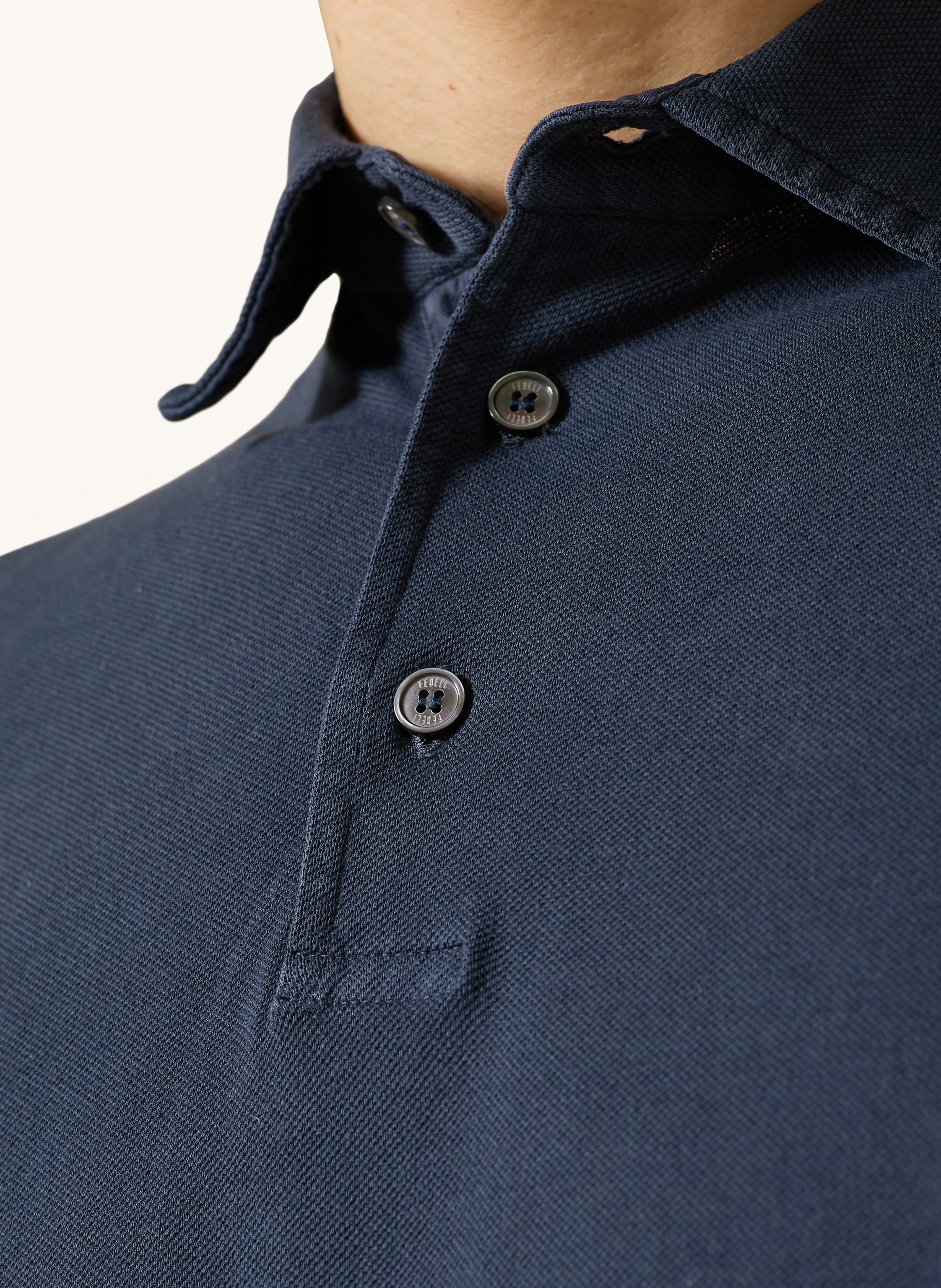 Thumbnail - Fedeli Piqué-Poloshirt North blau