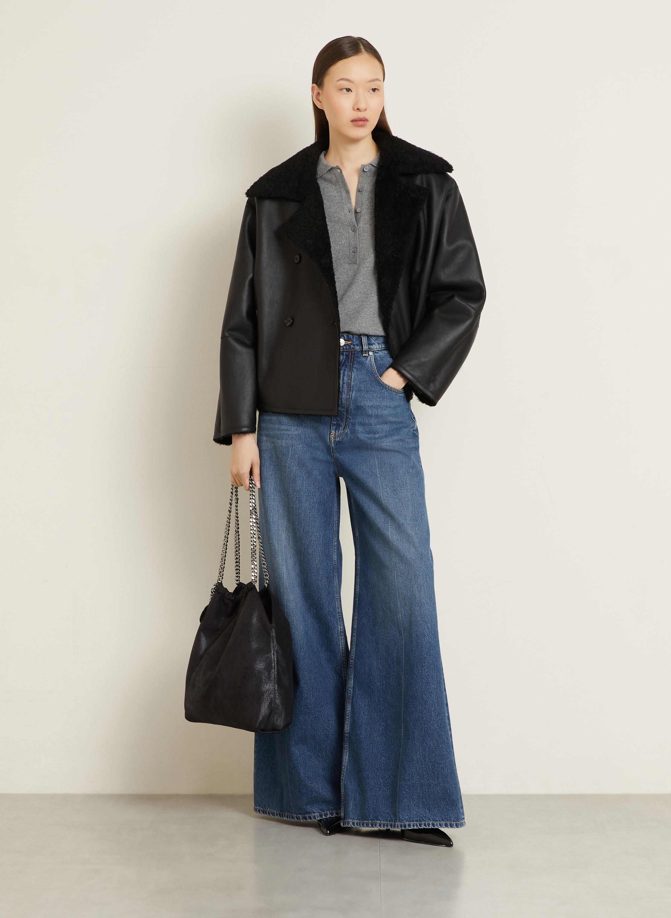 Thumbnail - Stella Mccartney Beuteltasche Falabella schwarz