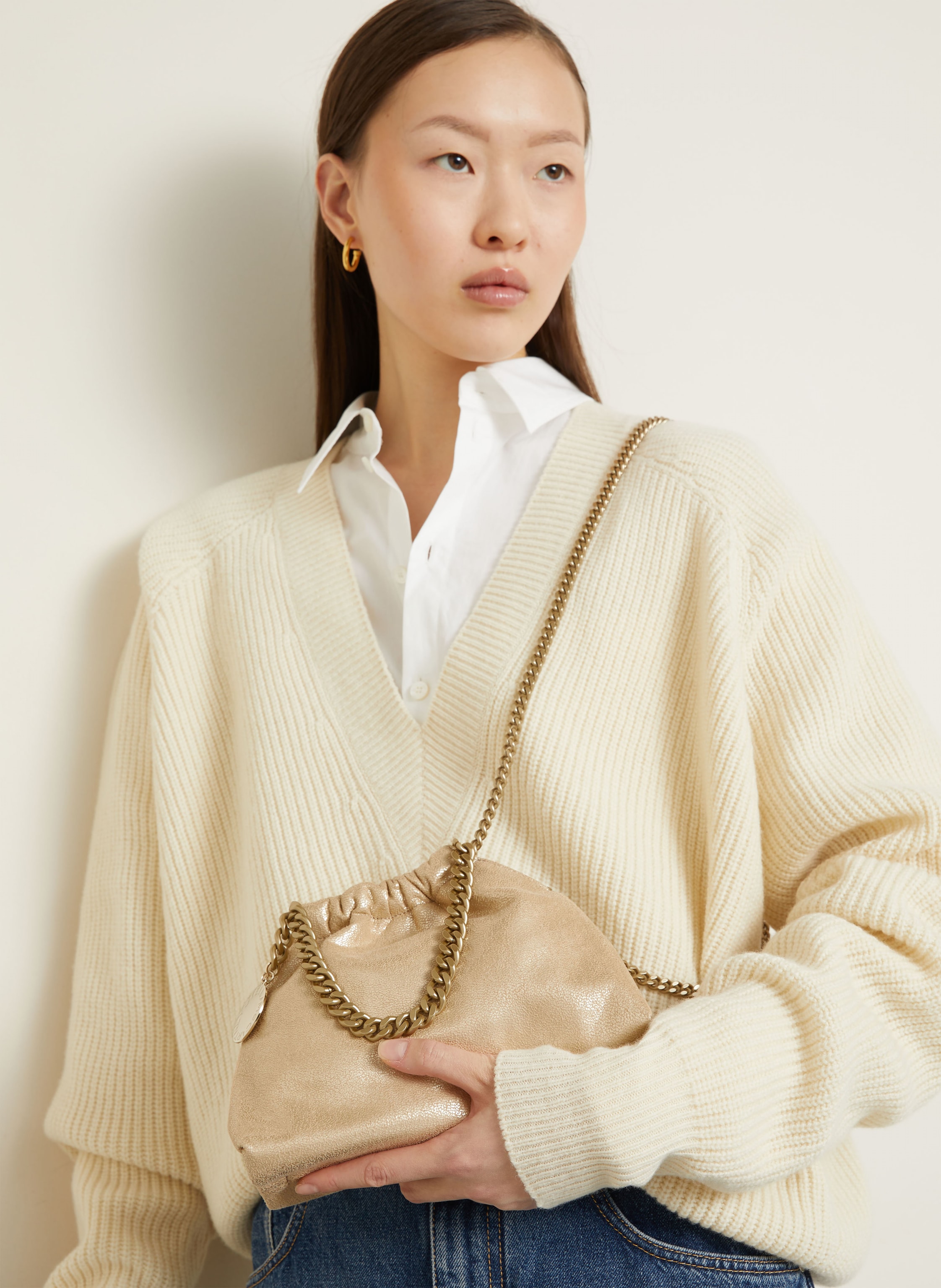 Thumbnail - Stella Mccartney Handtasche Falabella Mini gold