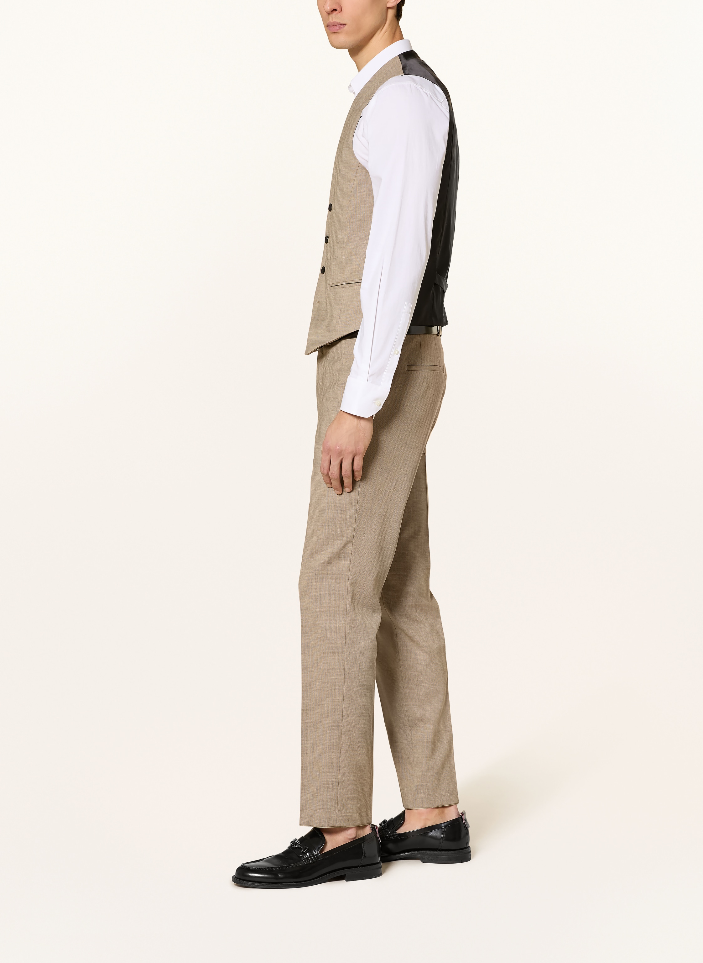 Thumbnail - Hugo Anzughose Hesten Extra Slim Fit beige