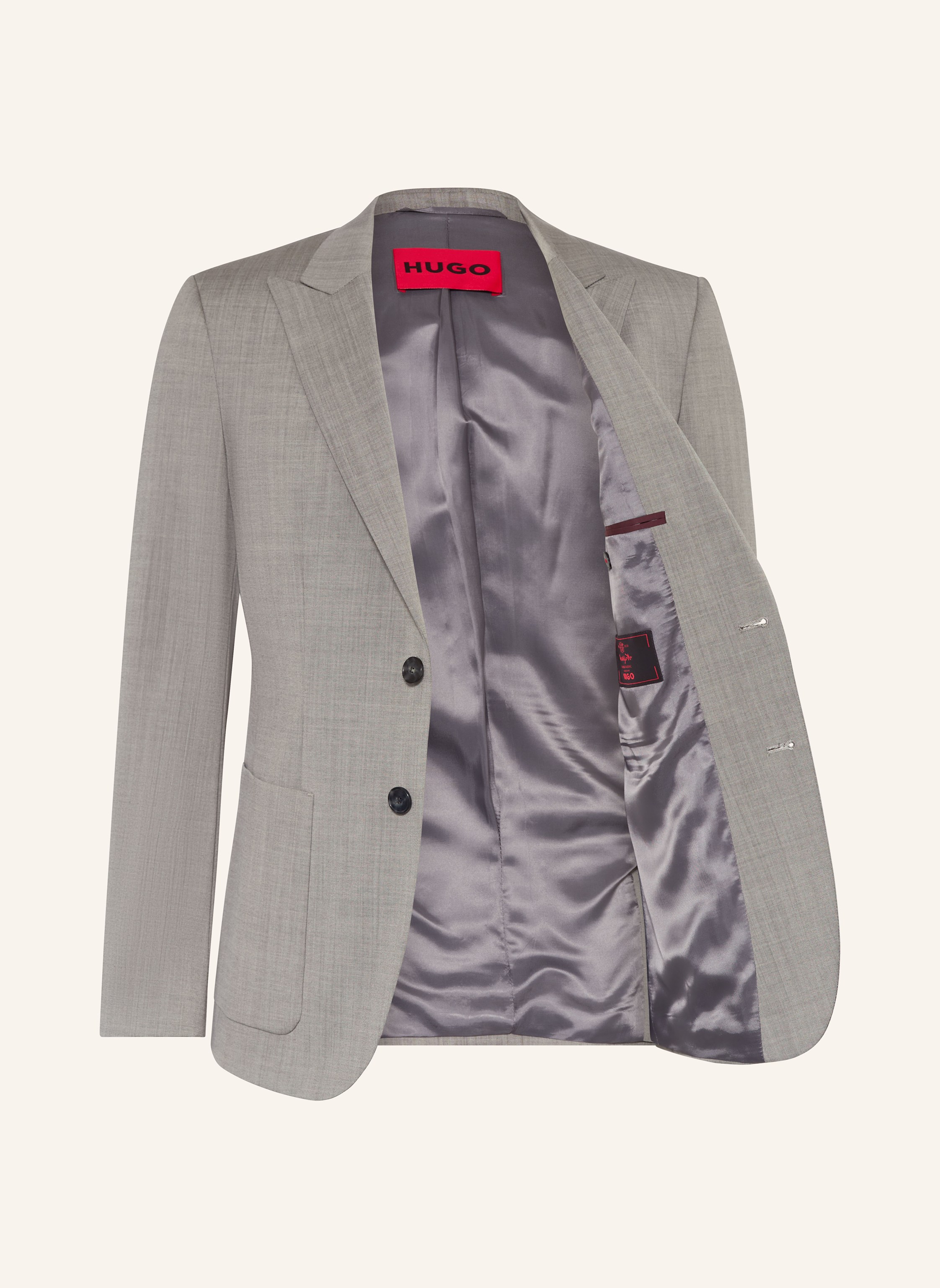 Thumbnail - Hugo Sakko Arti Extra Slim Fit grau