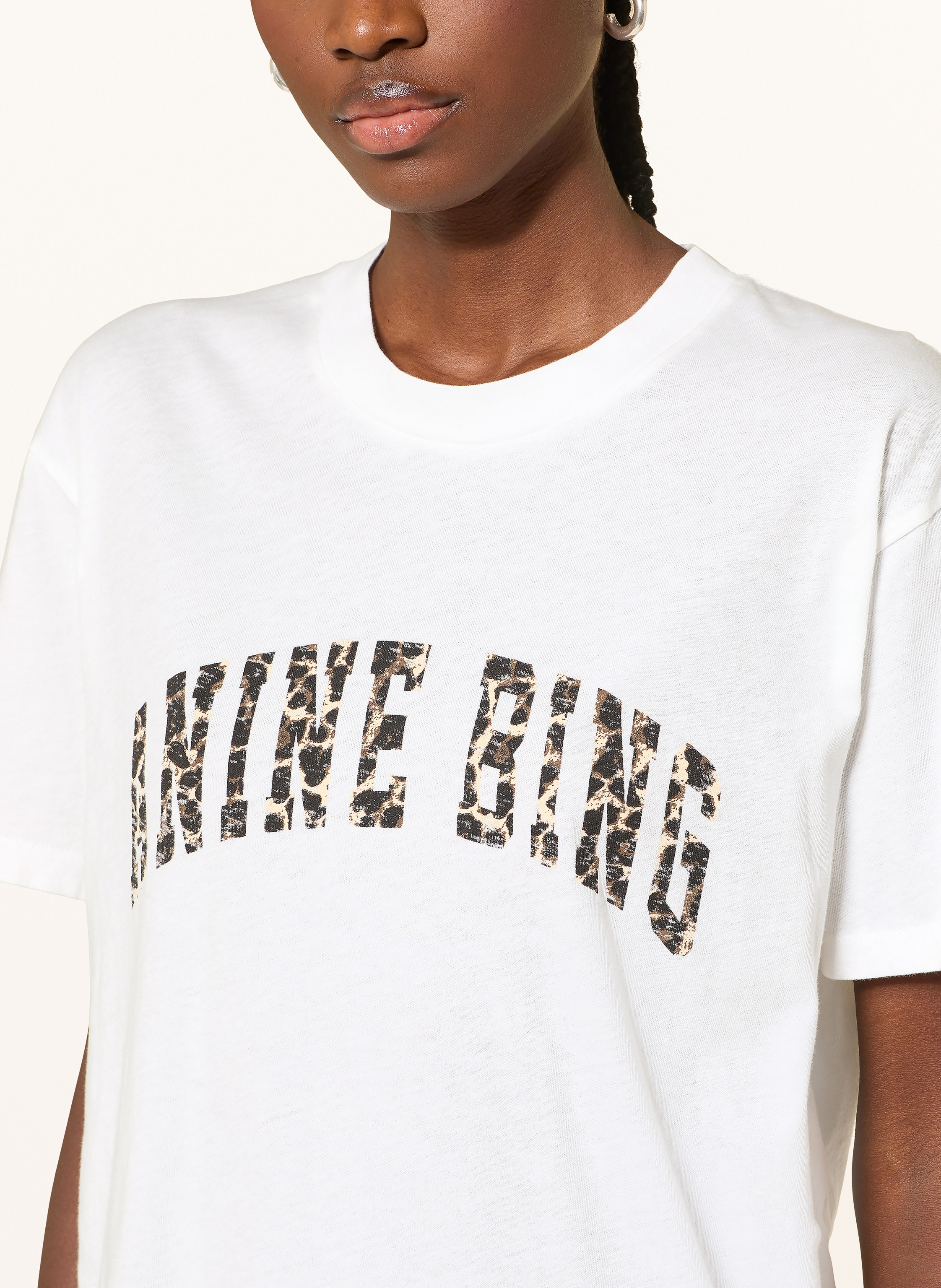 Thumbnail - Anine Bing T-Shirt Walker weiss