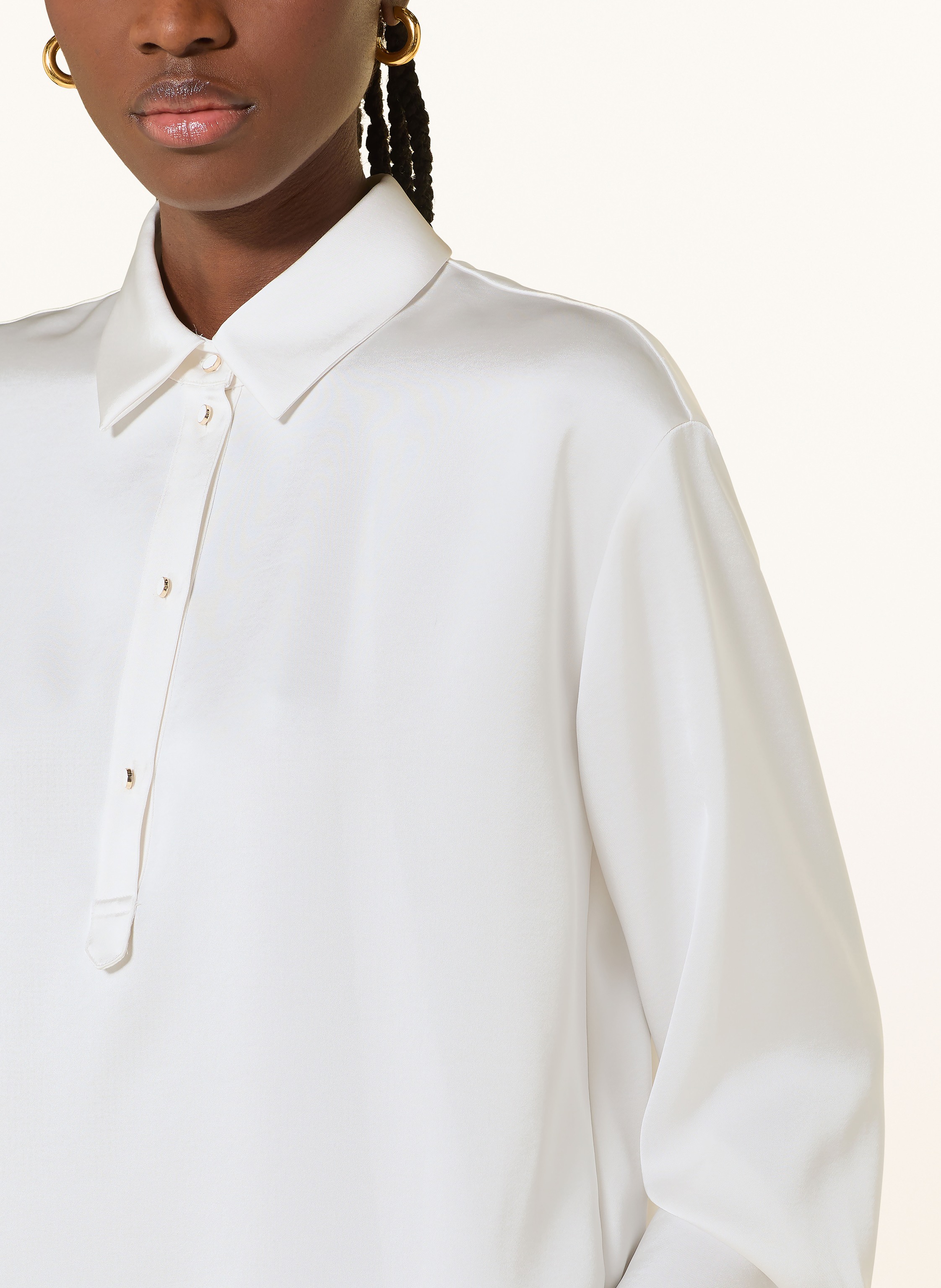 Thumbnail - Marc Cain Blusenshirt Aus Satin weiss