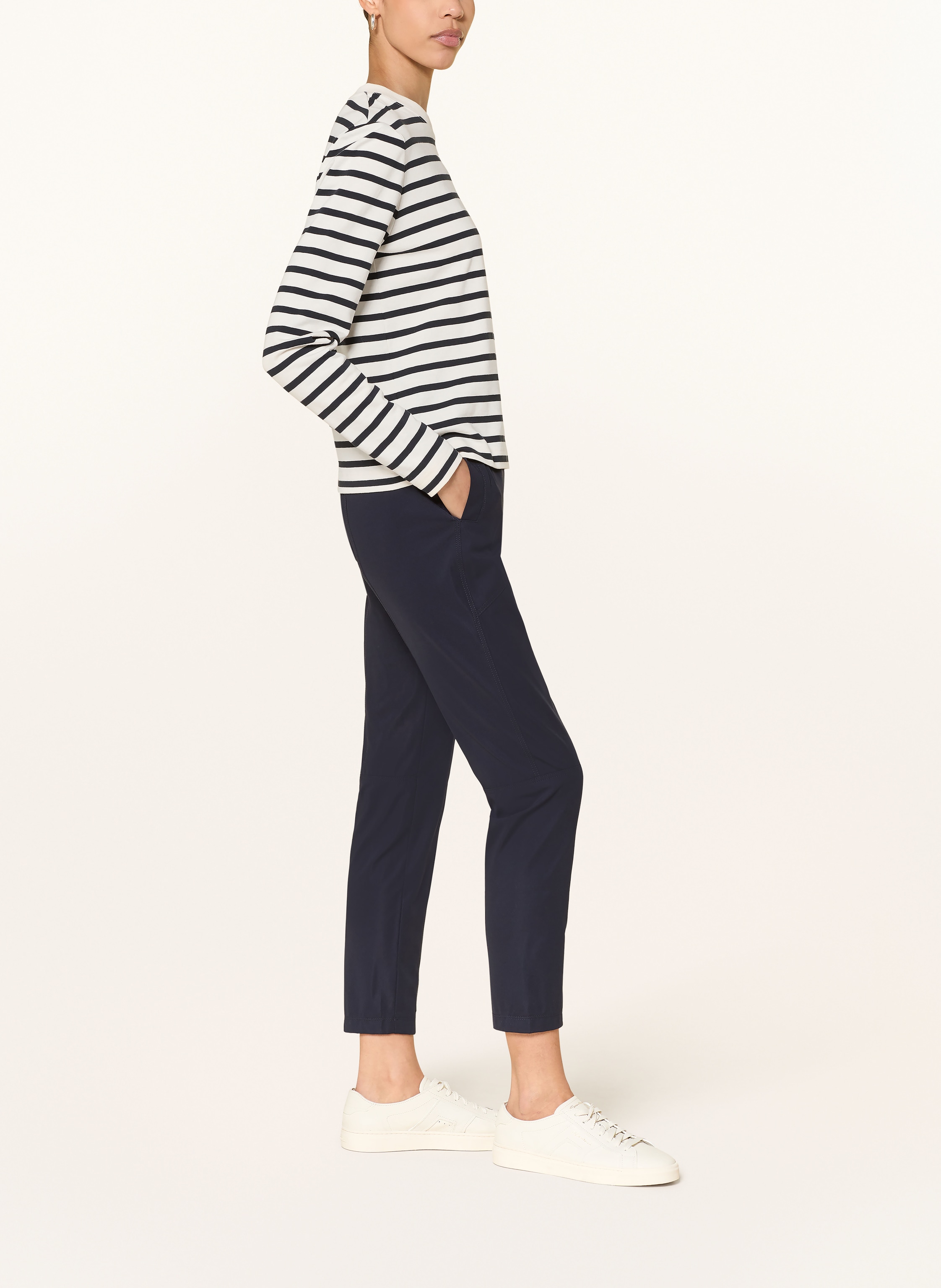 Thumbnail - Marc Cain Hose Rhodos Im Jogging-Stil blau