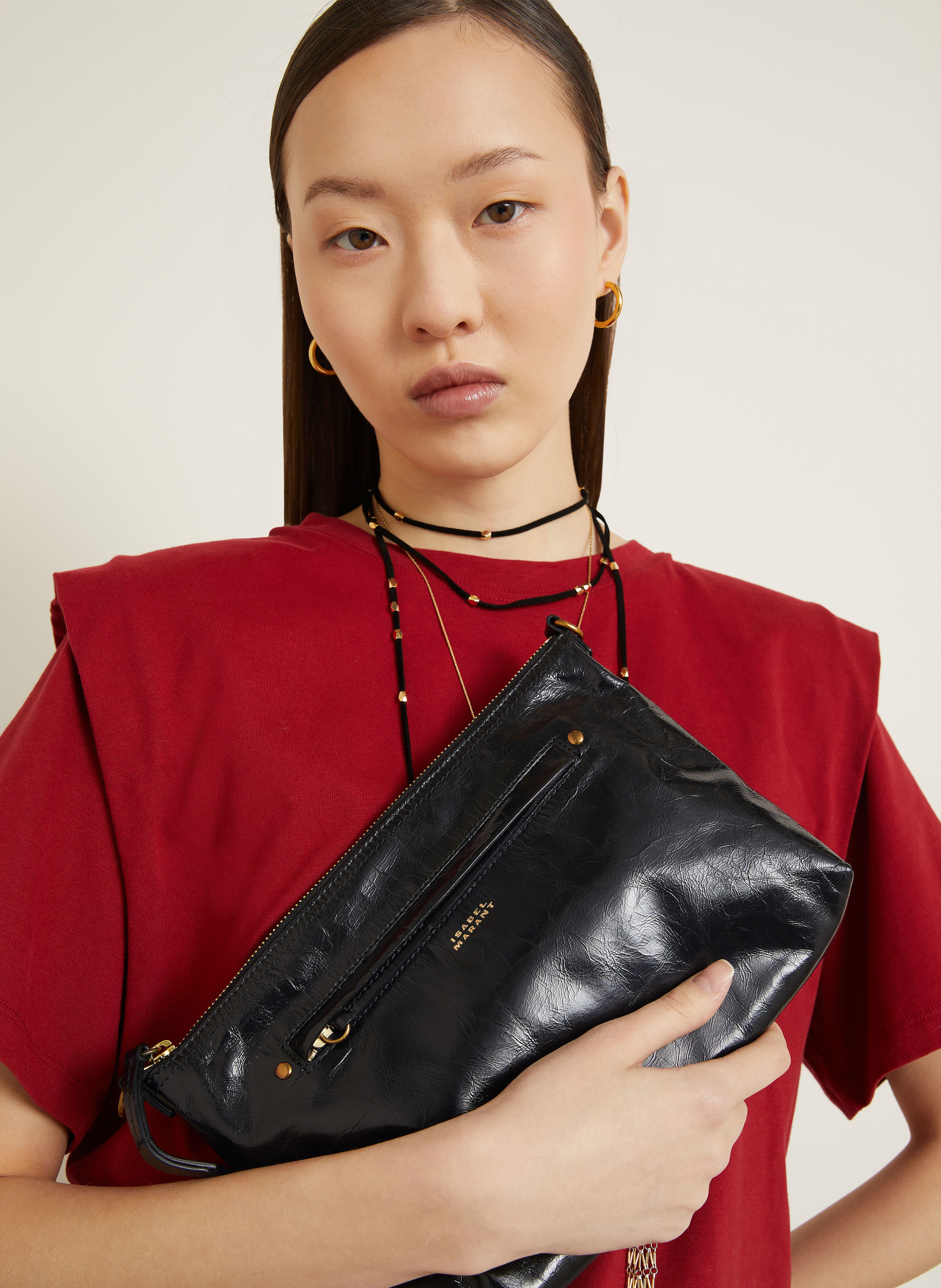 Thumbnail - Isabel Marant Umhängetasche Nessah schwarz