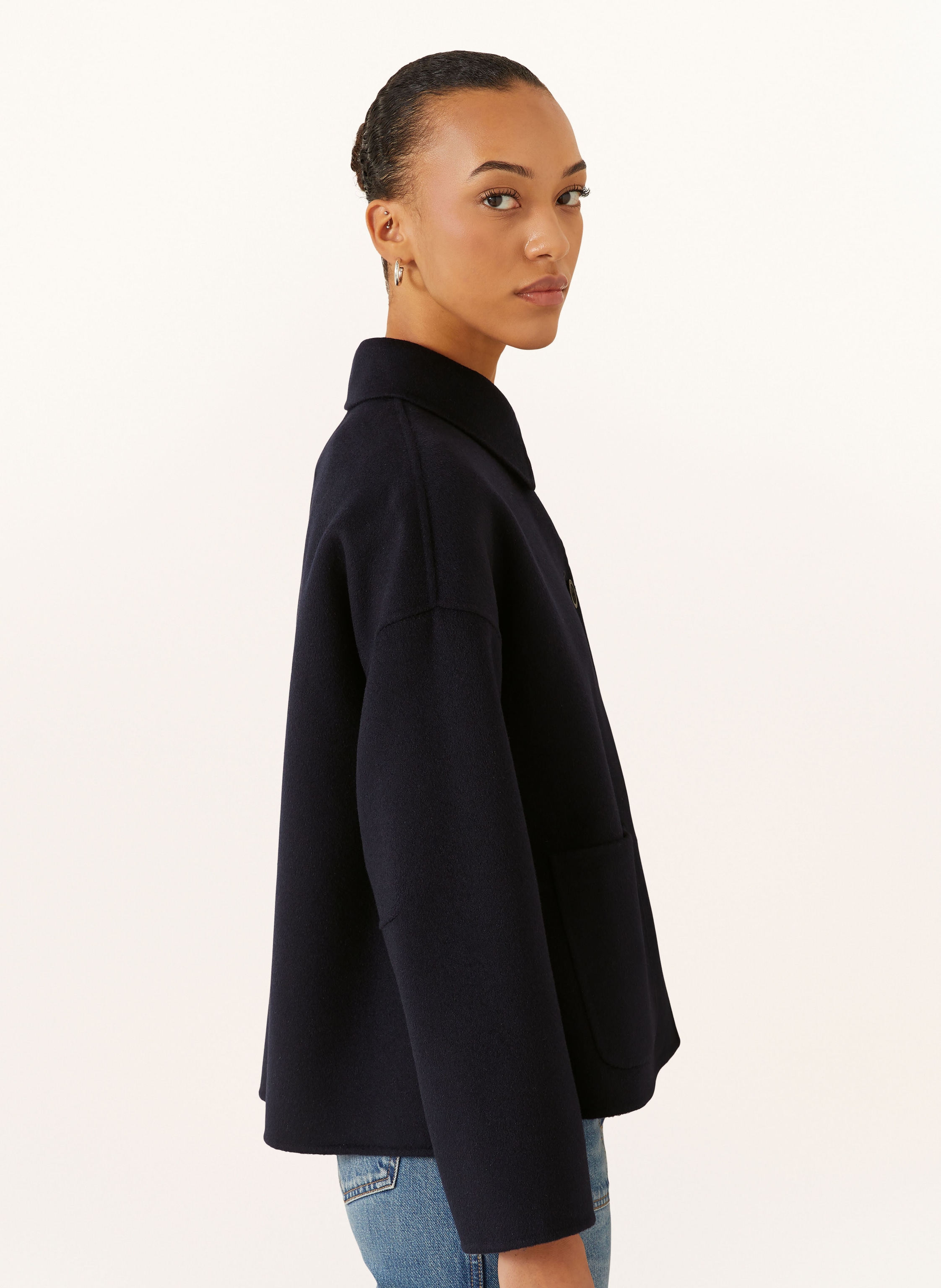 Thumbnail - Iris Von Arnim Jacke Davia Mit Cashmere blau