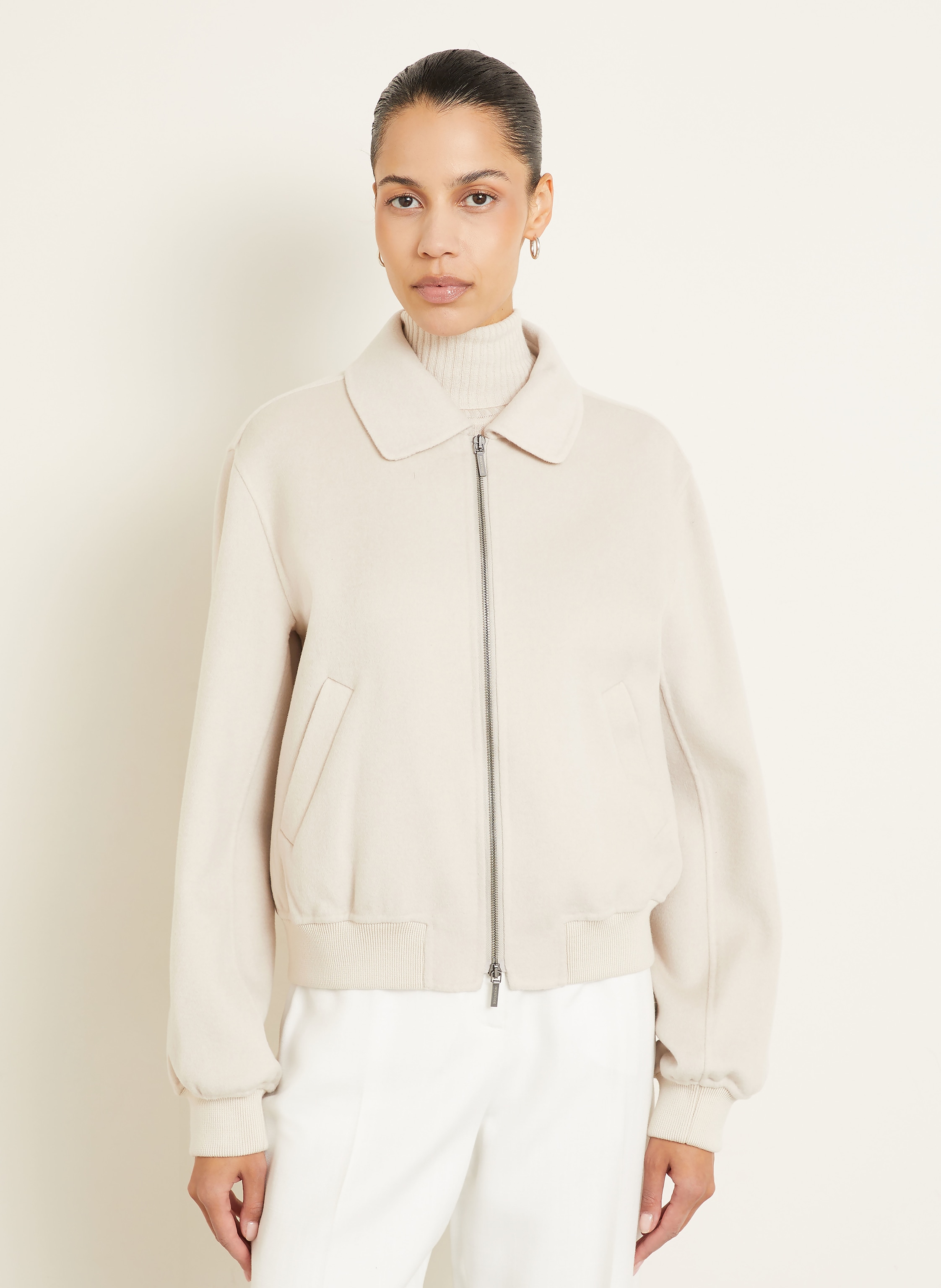 Thumbnail - Iris Von Arnim Blouson Zinnia Mit Cashmere beige