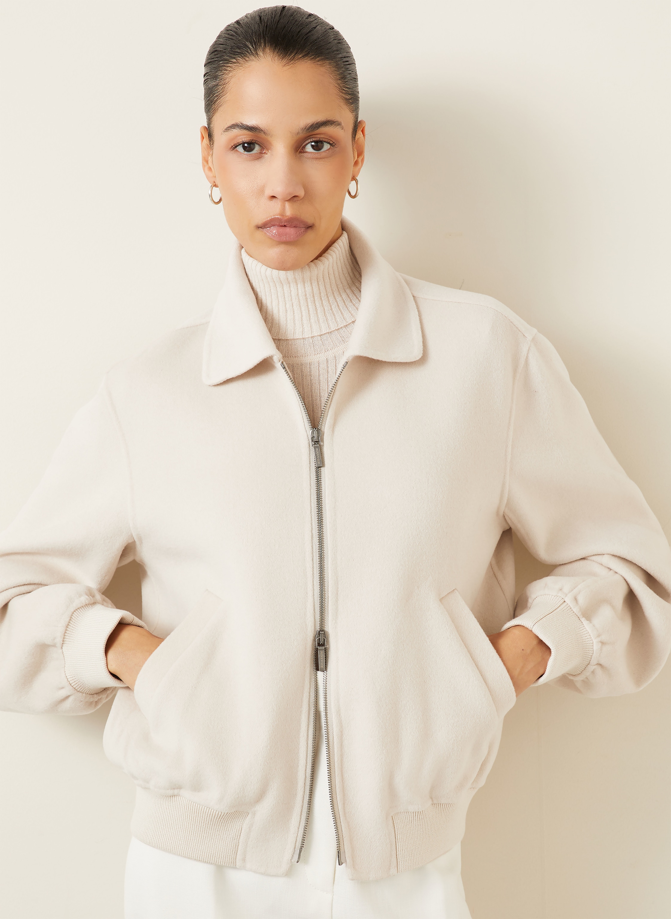 Thumbnail - Iris Von Arnim Blouson Zinnia Mit Cashmere beige