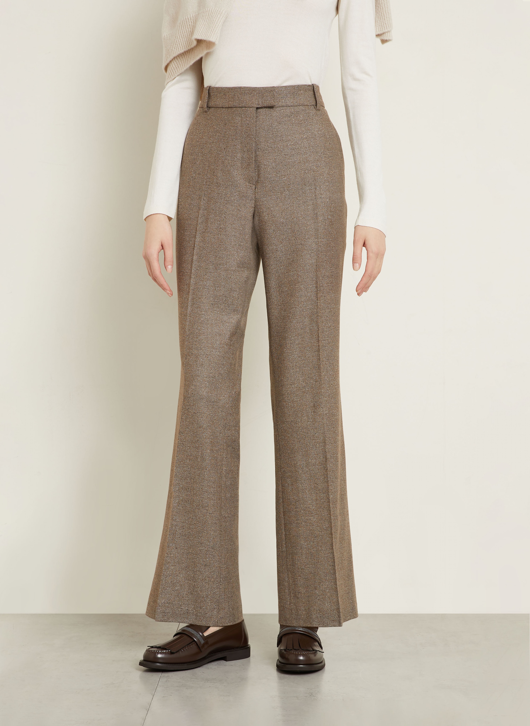 Thumbnail - Iris Von Arnim Marlenehose Lumira beige