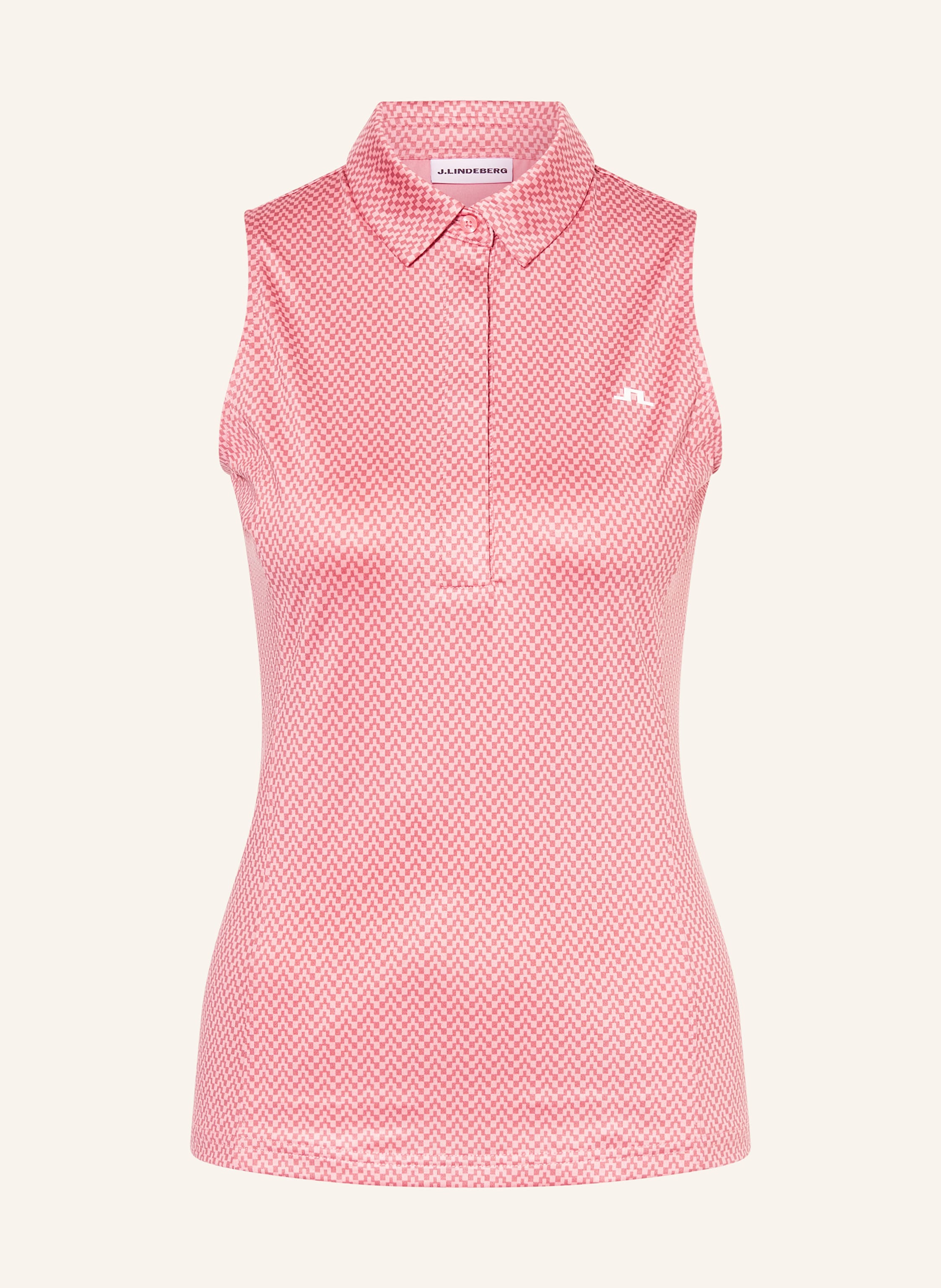 J.Lindeberg Funktions-Poloshirt rot