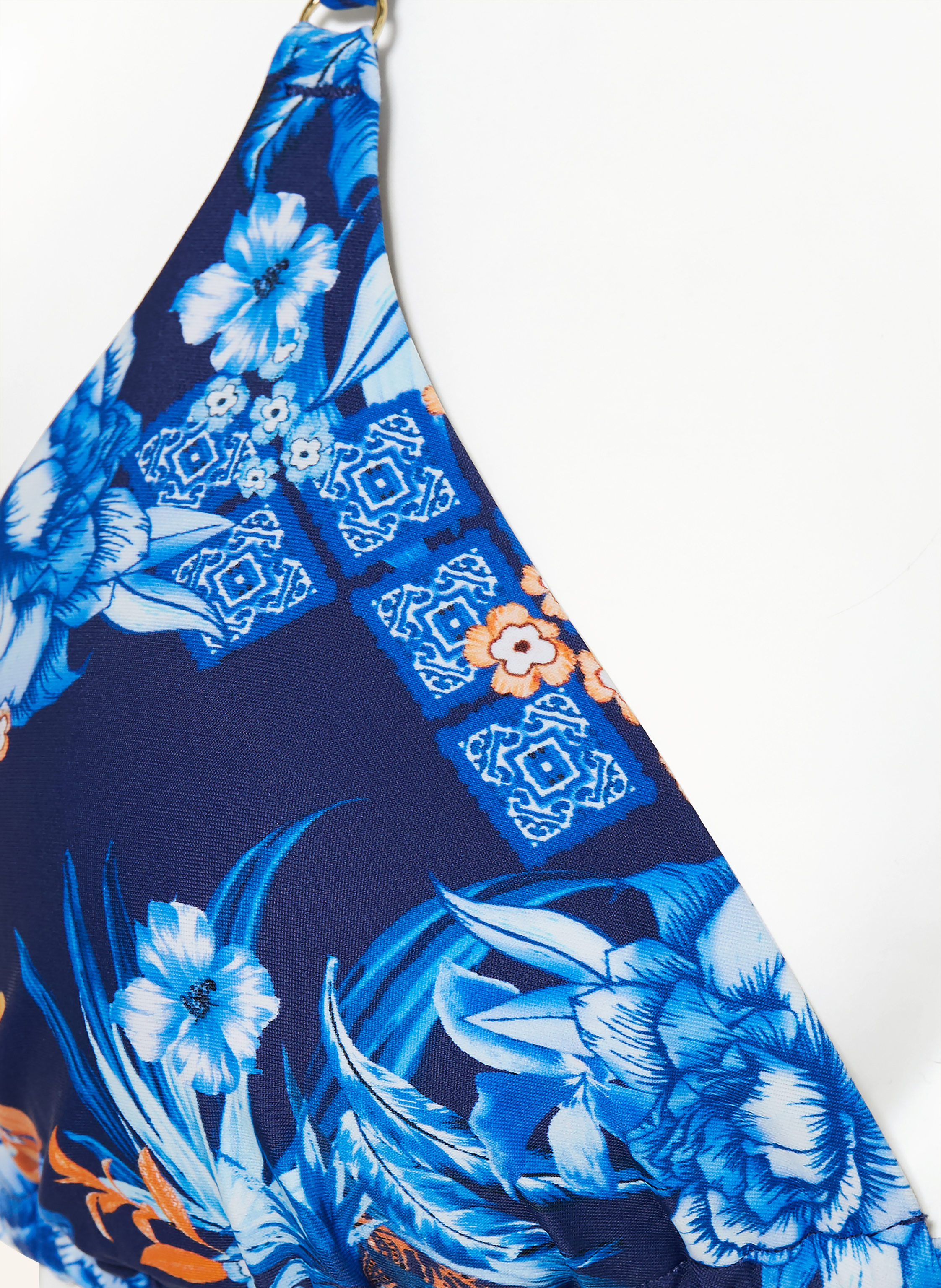 Thumbnail - Darling Harbour Triangel-Bikini-Top blau