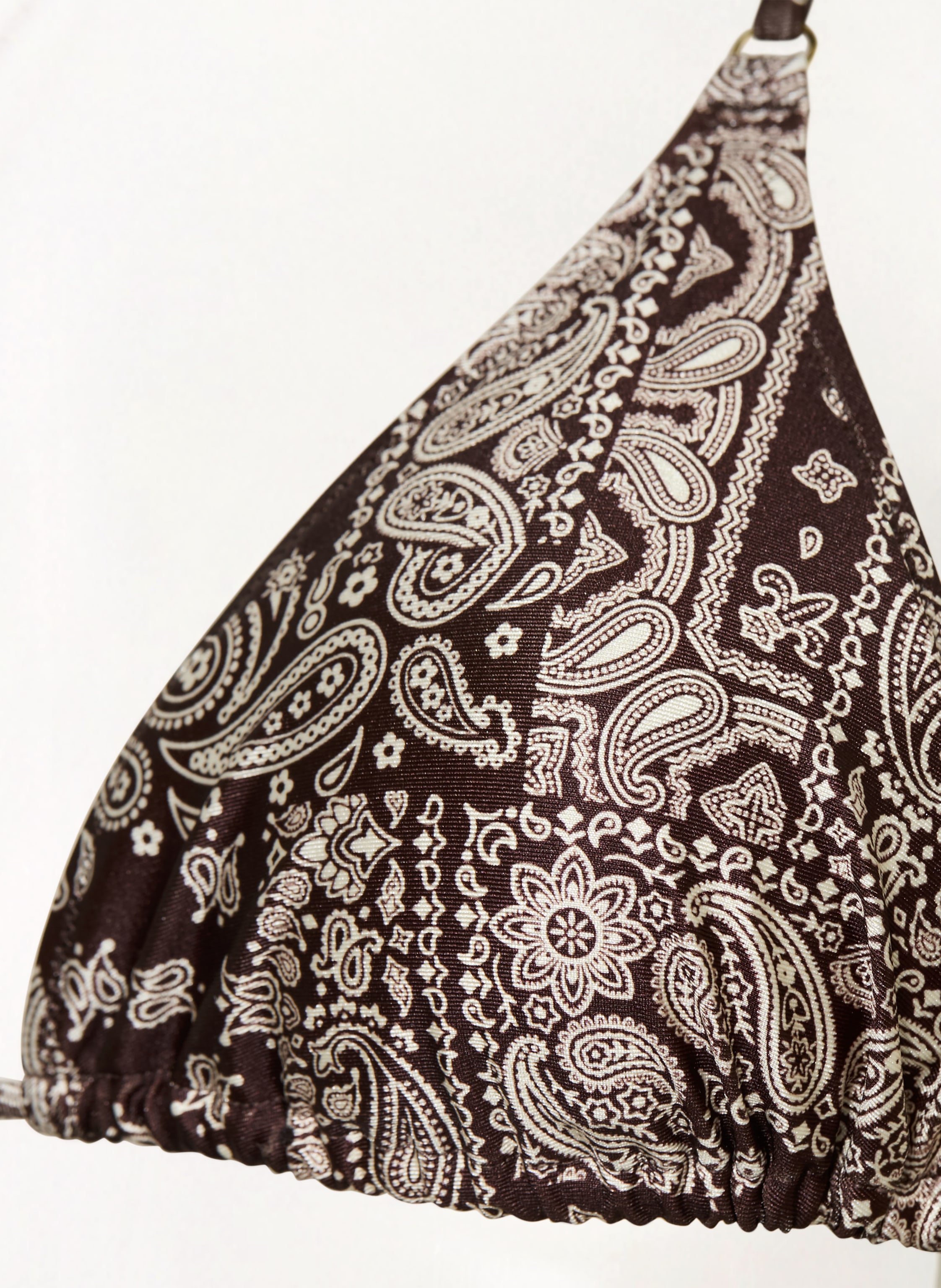 Thumbnail - Mrs & Hugs Triangel-Bikini-Top braun