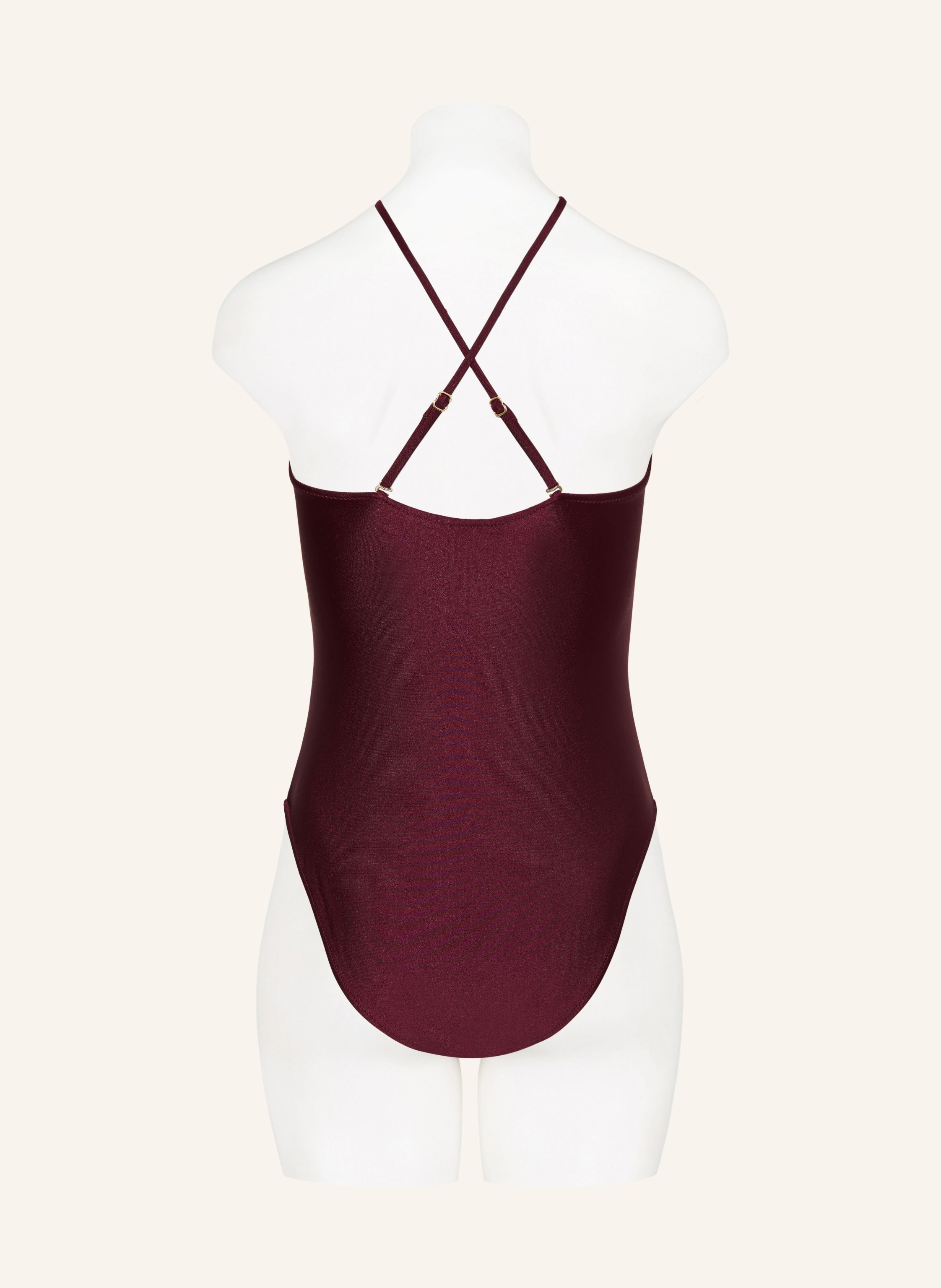 Thumbnail - Mrs & Hugs Bandeau-Badeanzug Mit Cut-Outs lila