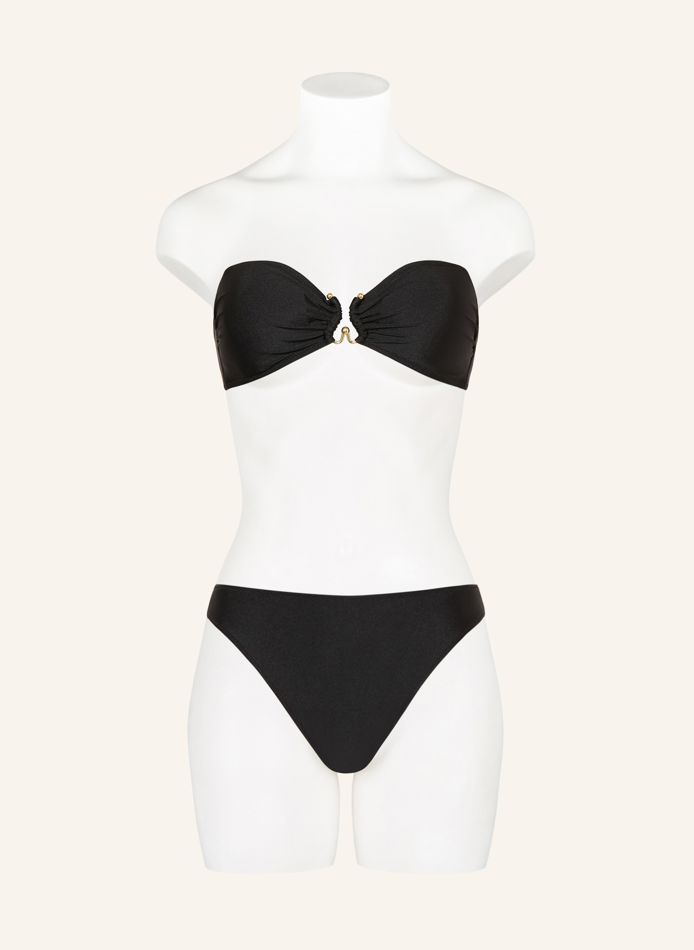 Thumbnail - Mrs & Hugs Bandeau-Bikini-Top schwarz