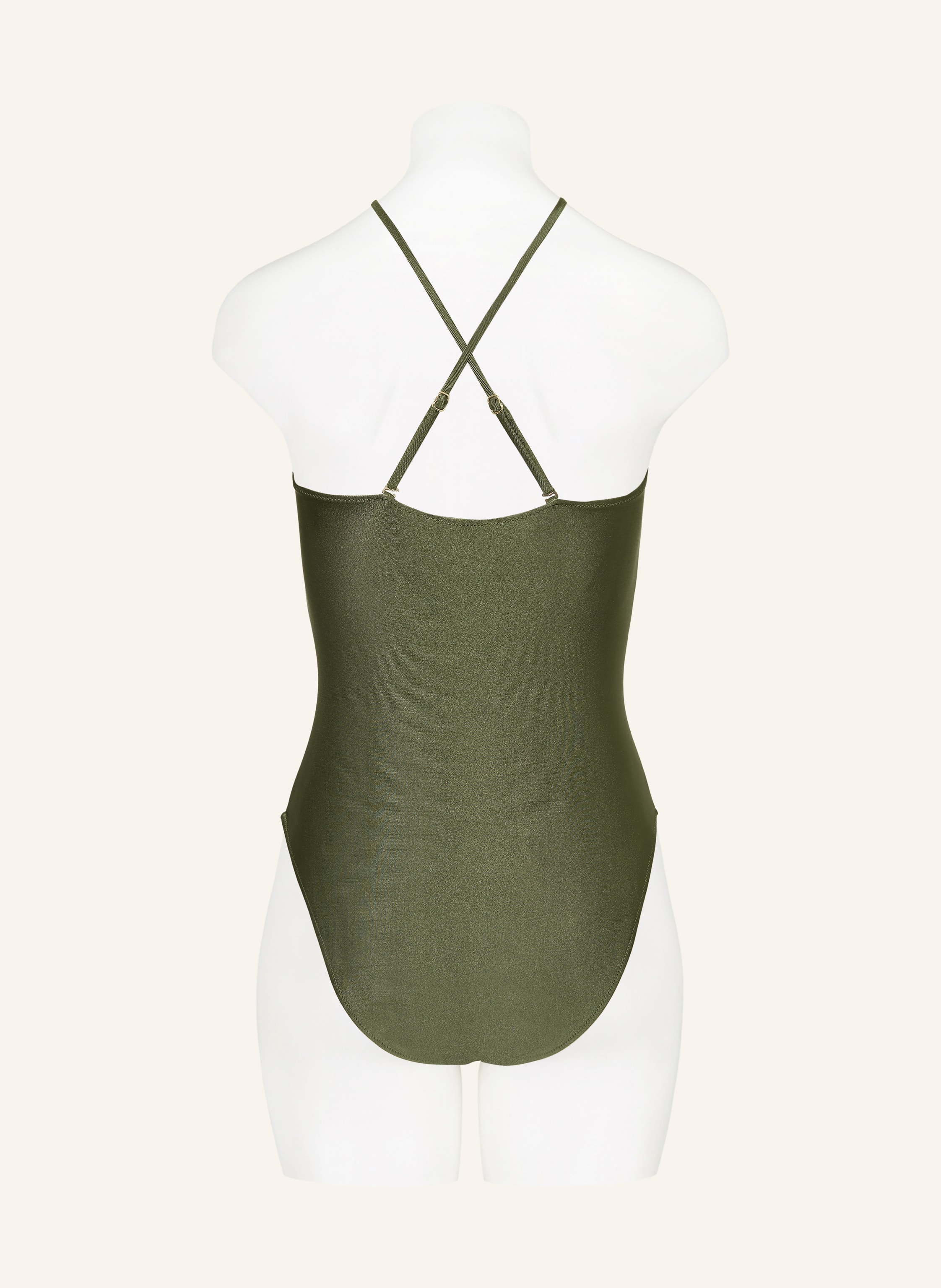 Thumbnail - Mrs & Hugs Bandeau-Badeanzug Mit Cut-Outs gruen