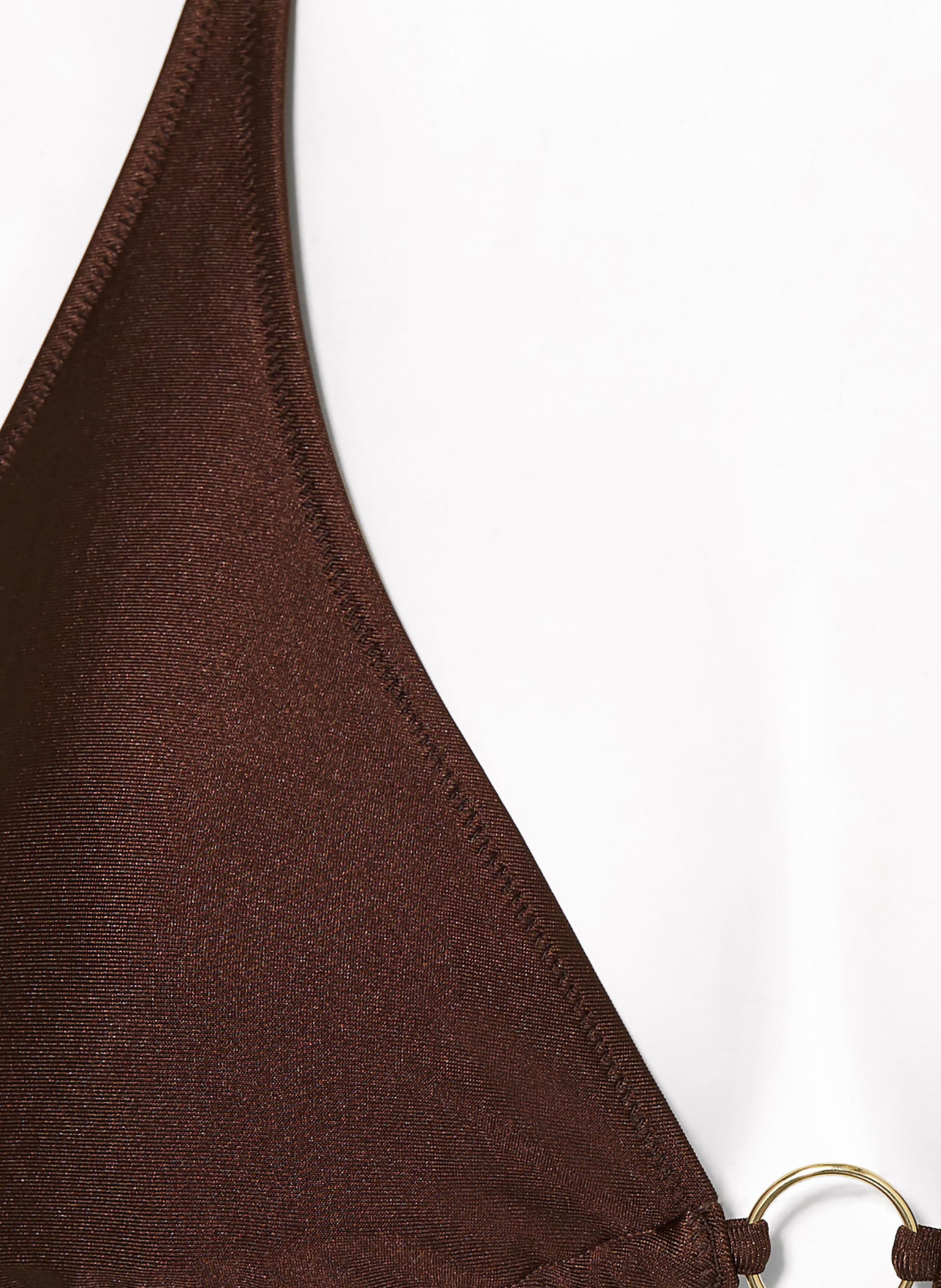 Thumbnail - Mrs & Hugs Triangel-Bikini-Top braun