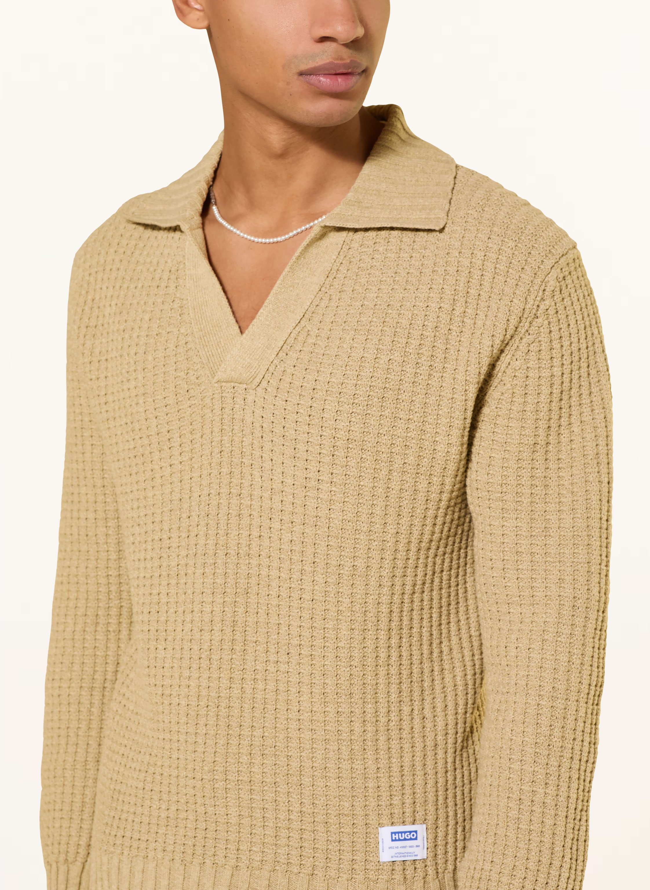 Thumbnail - Hugo Pullover Spiro beige