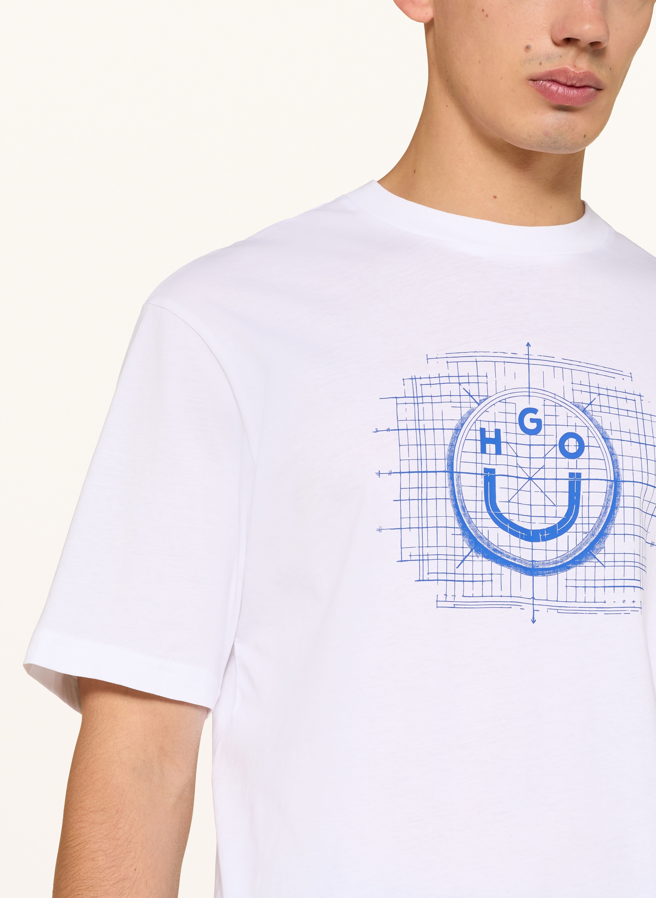 Thumbnail - Hugo T-Shirt Namerix weiss