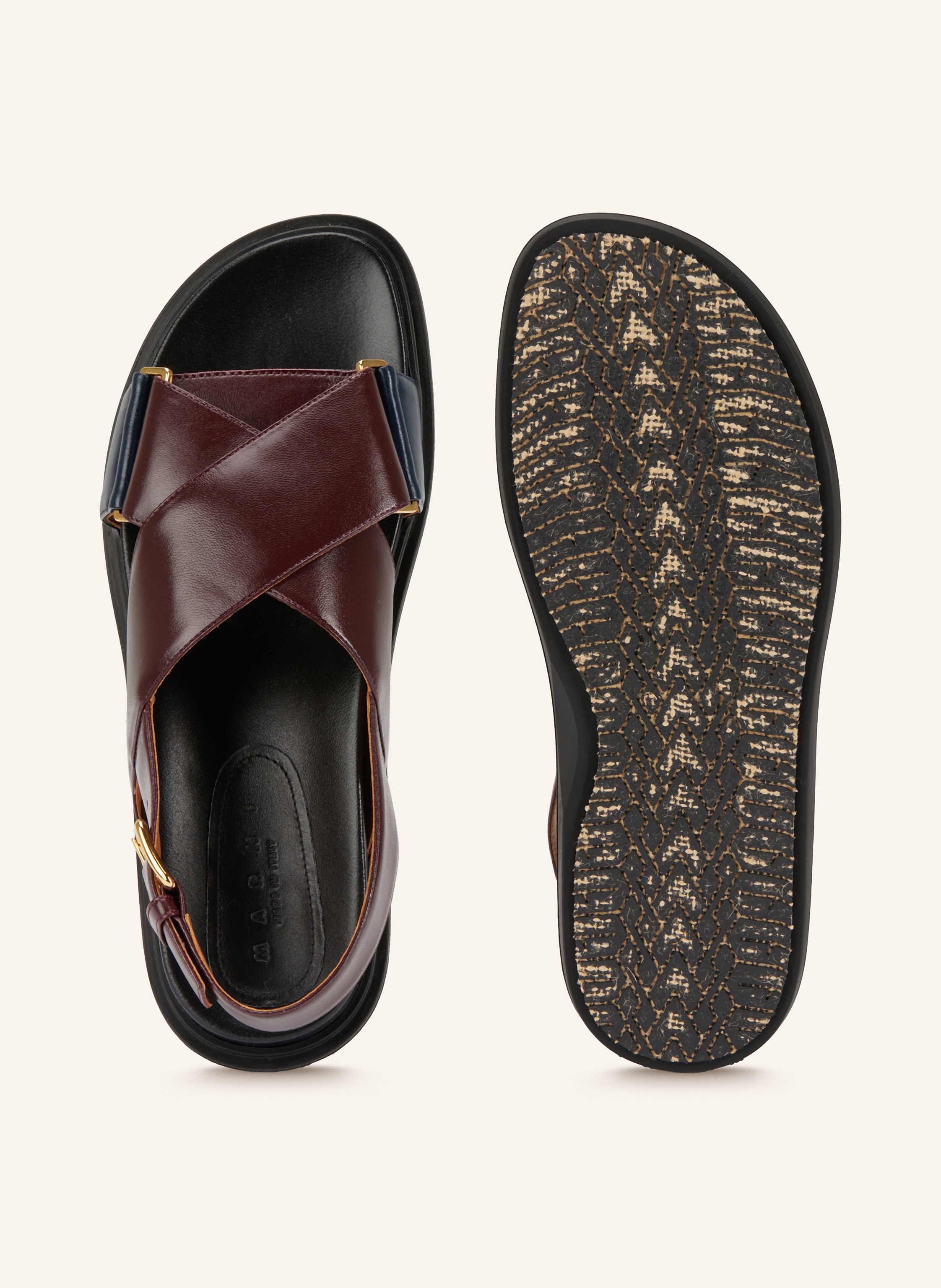 Thumbnail - Marni Sandalen rot