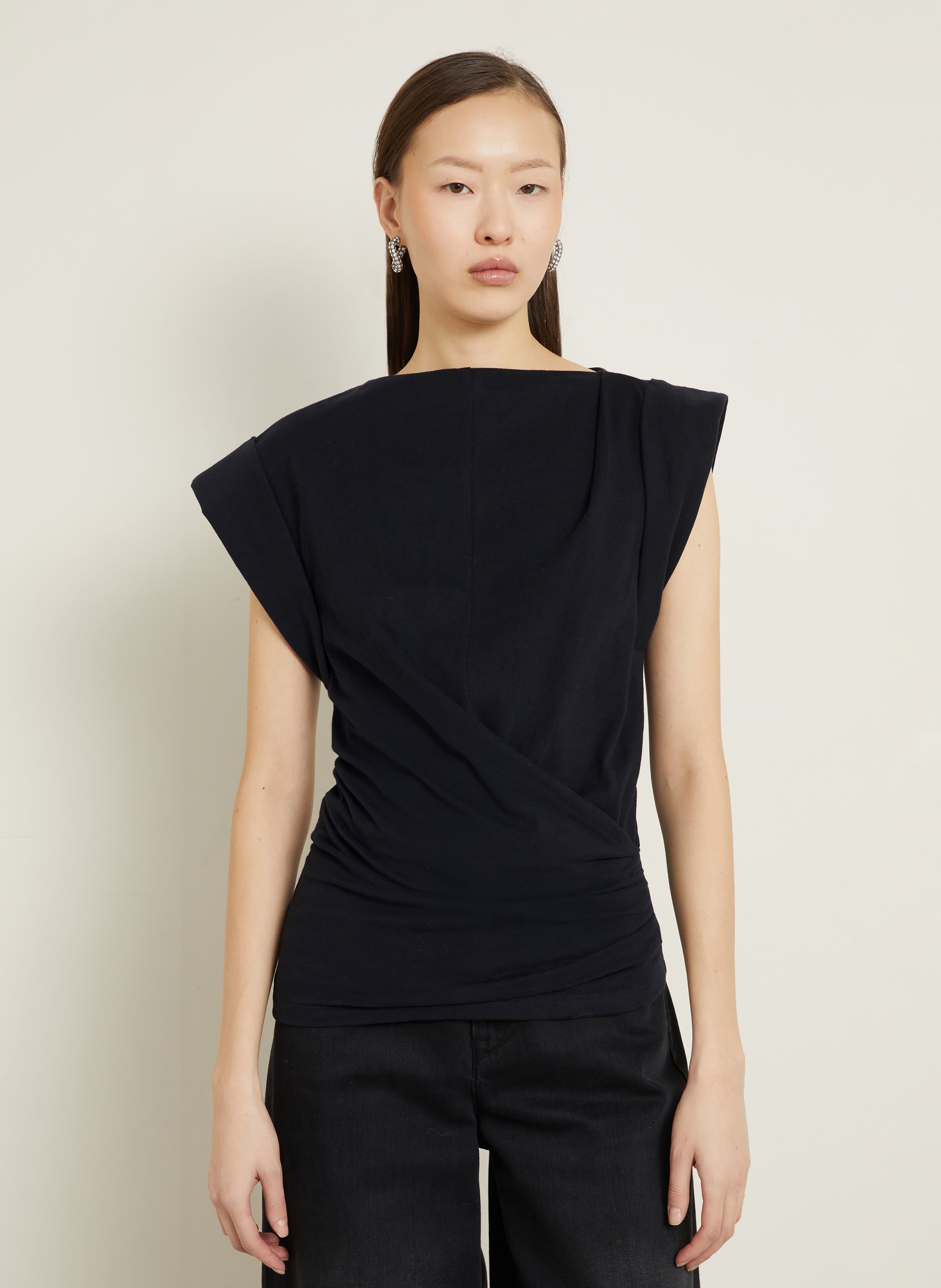 Thumbnail - Isabel Marant Top Maisan schwarz