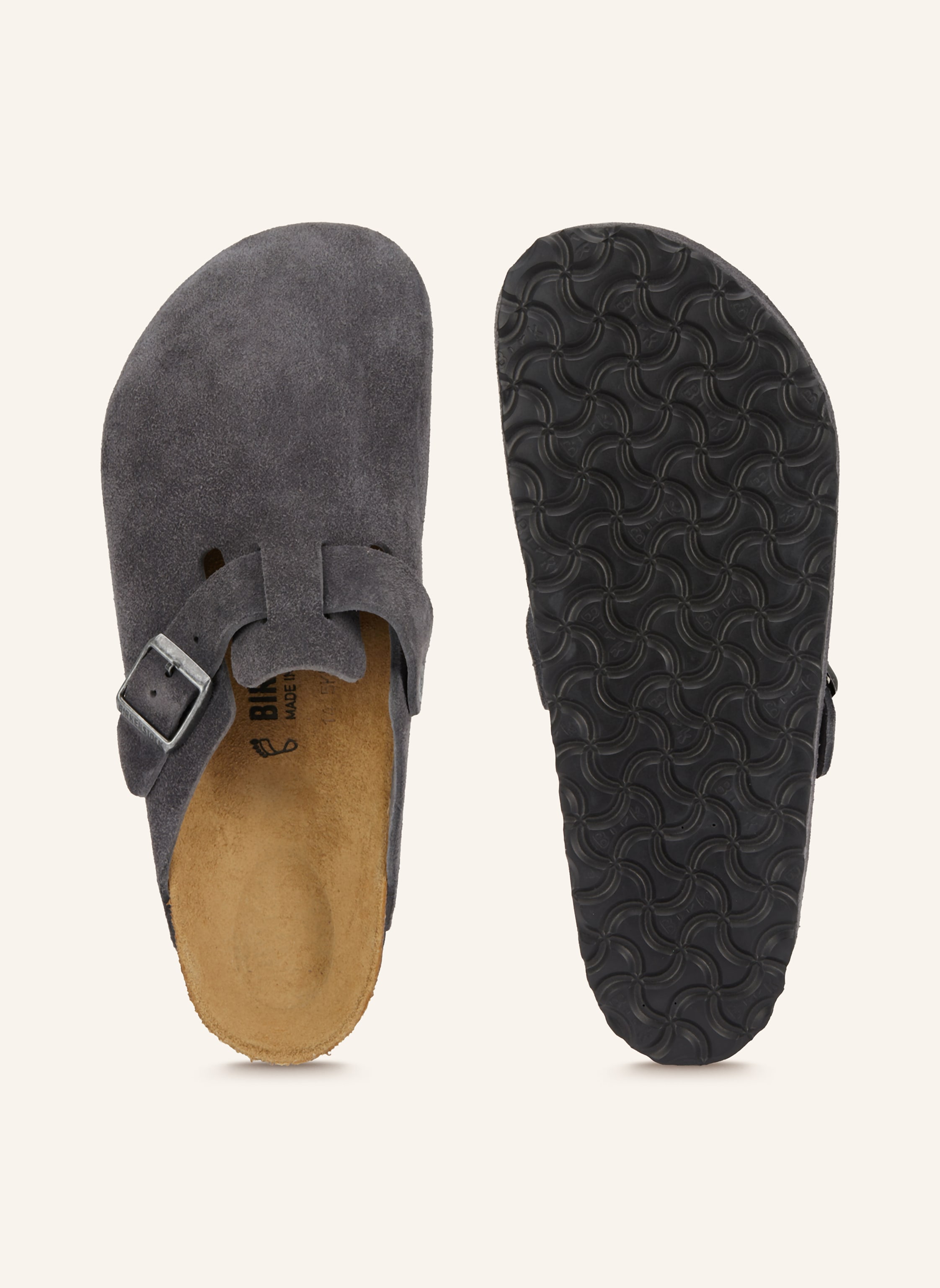 Thumbnail - Birkenstock Pantoletten Boston blau