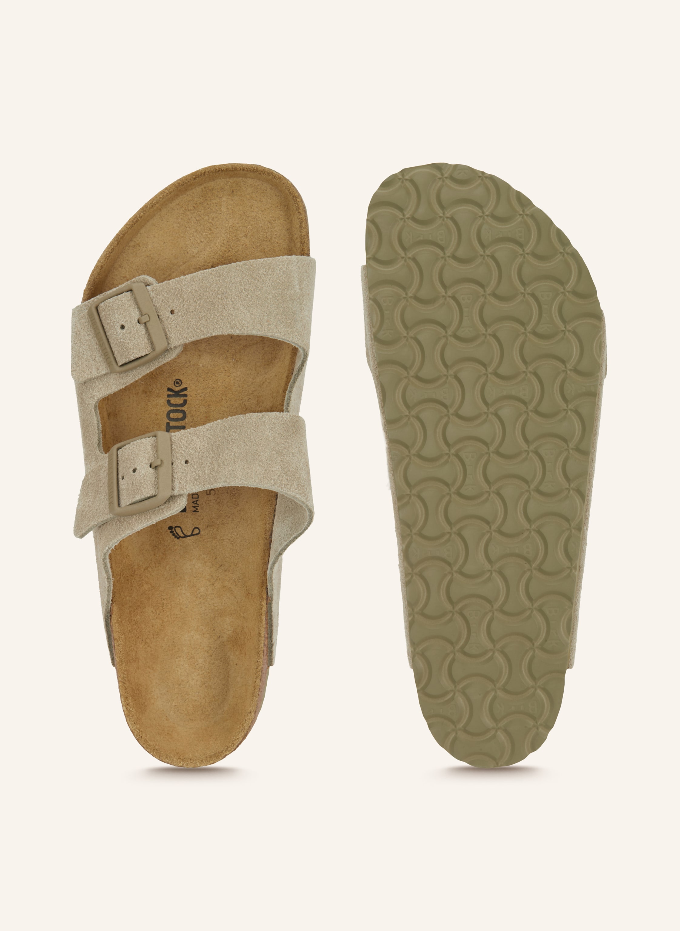 Thumbnail - Birkenstock Pantoletten Arizona gruen