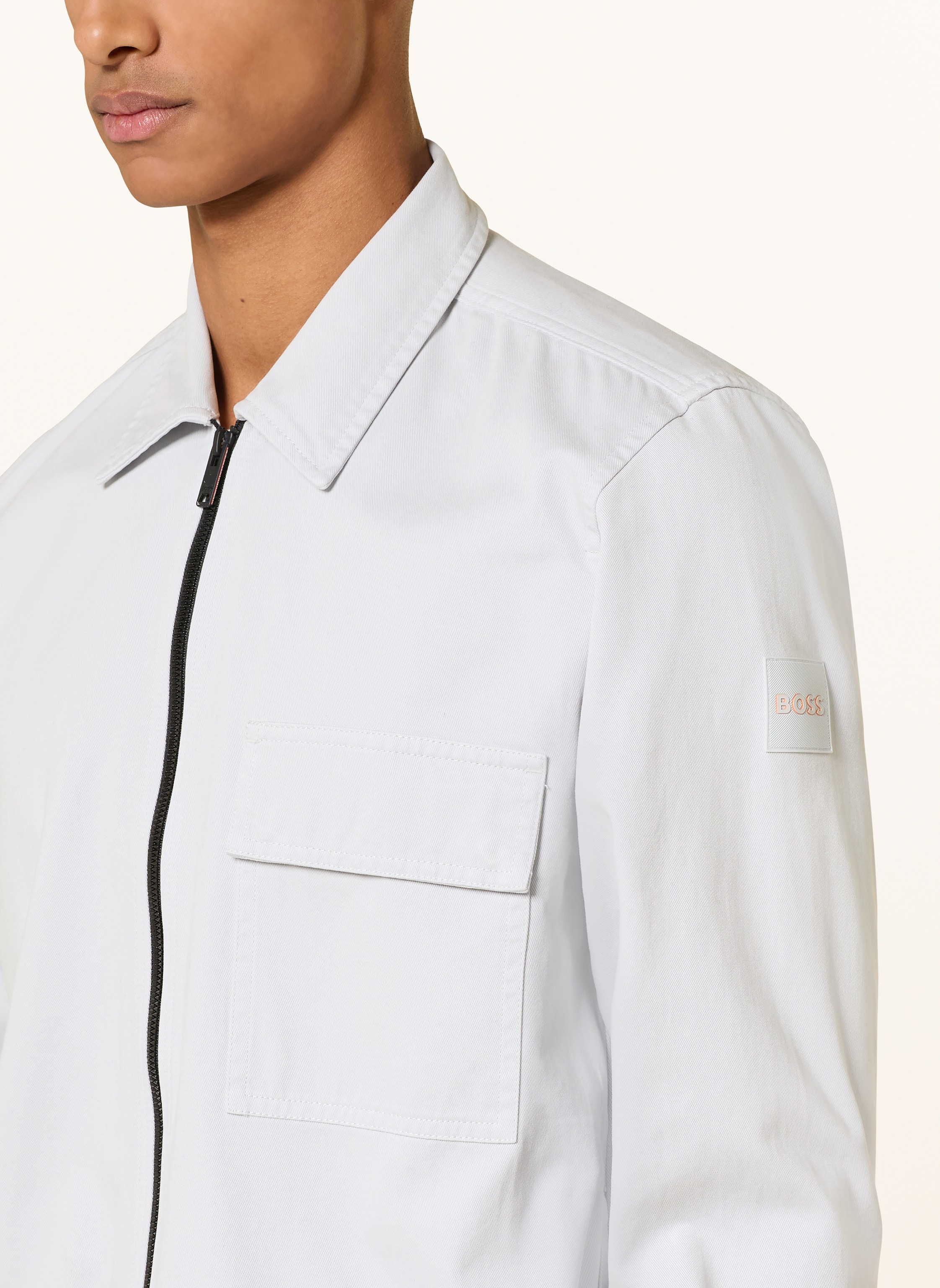 Thumbnail - Boss Overjacket Lorum grau