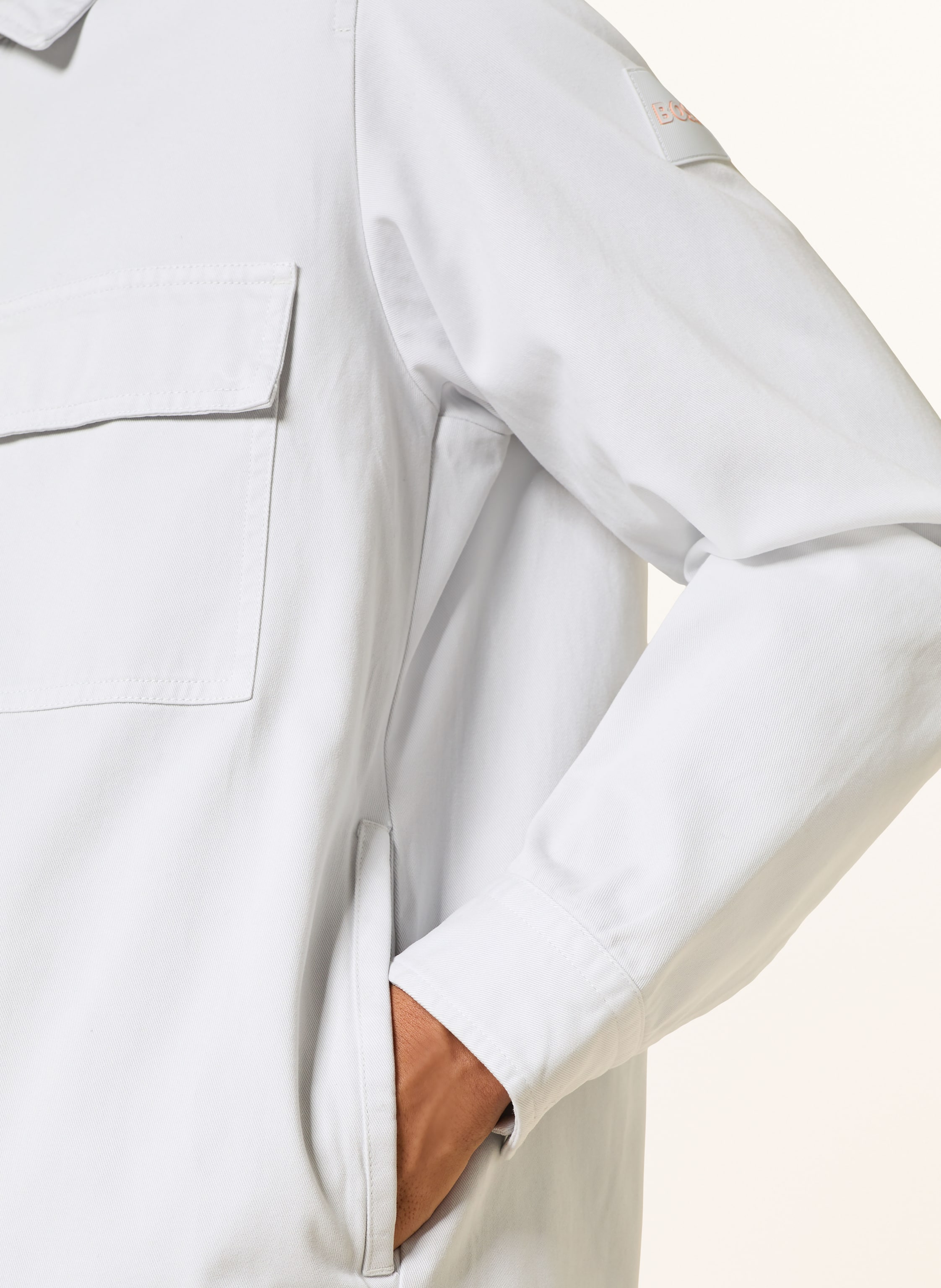 Thumbnail - Boss Overjacket Lorum grau