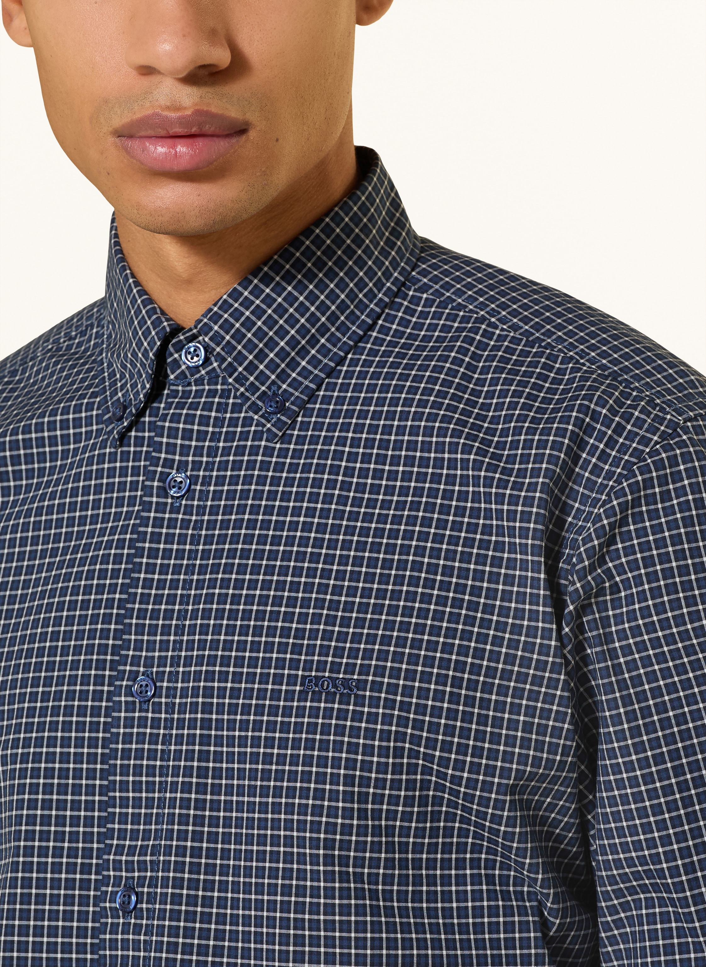 Thumbnail - Boss Hemd Regular Fit blau