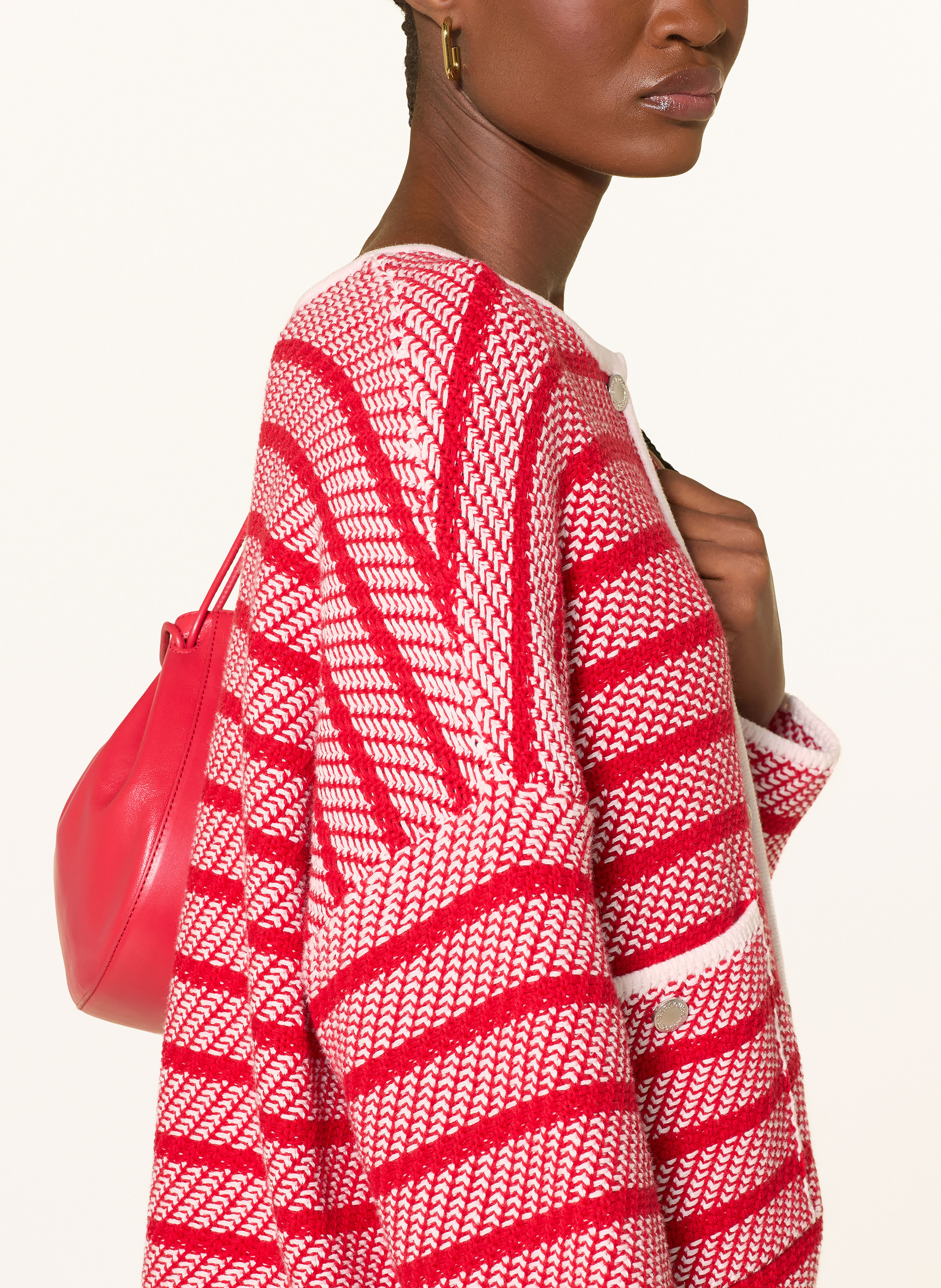 Thumbnail - Barbour Strickjacke Polly rot