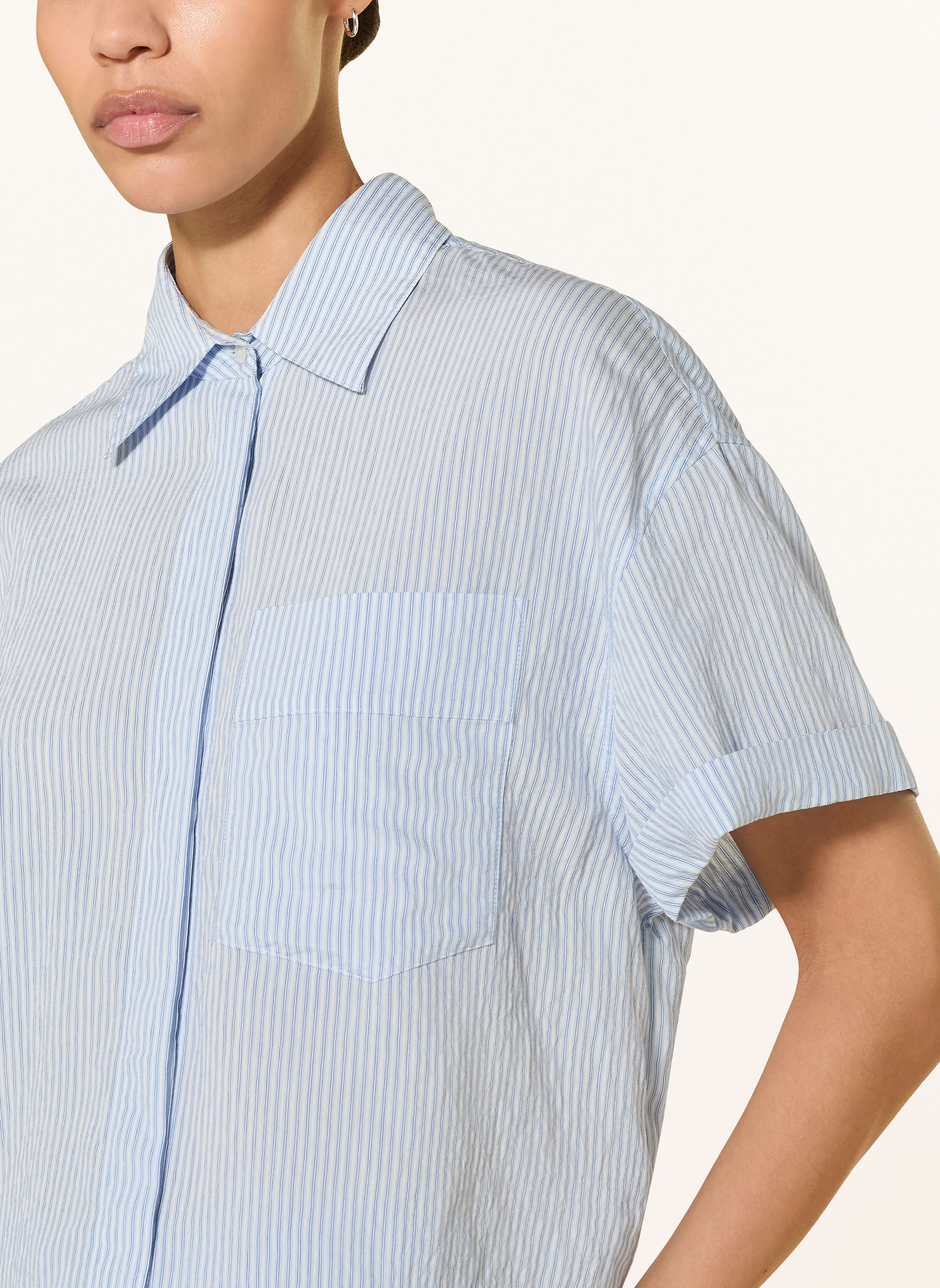 Thumbnail - Dondup Hemdbluse blau