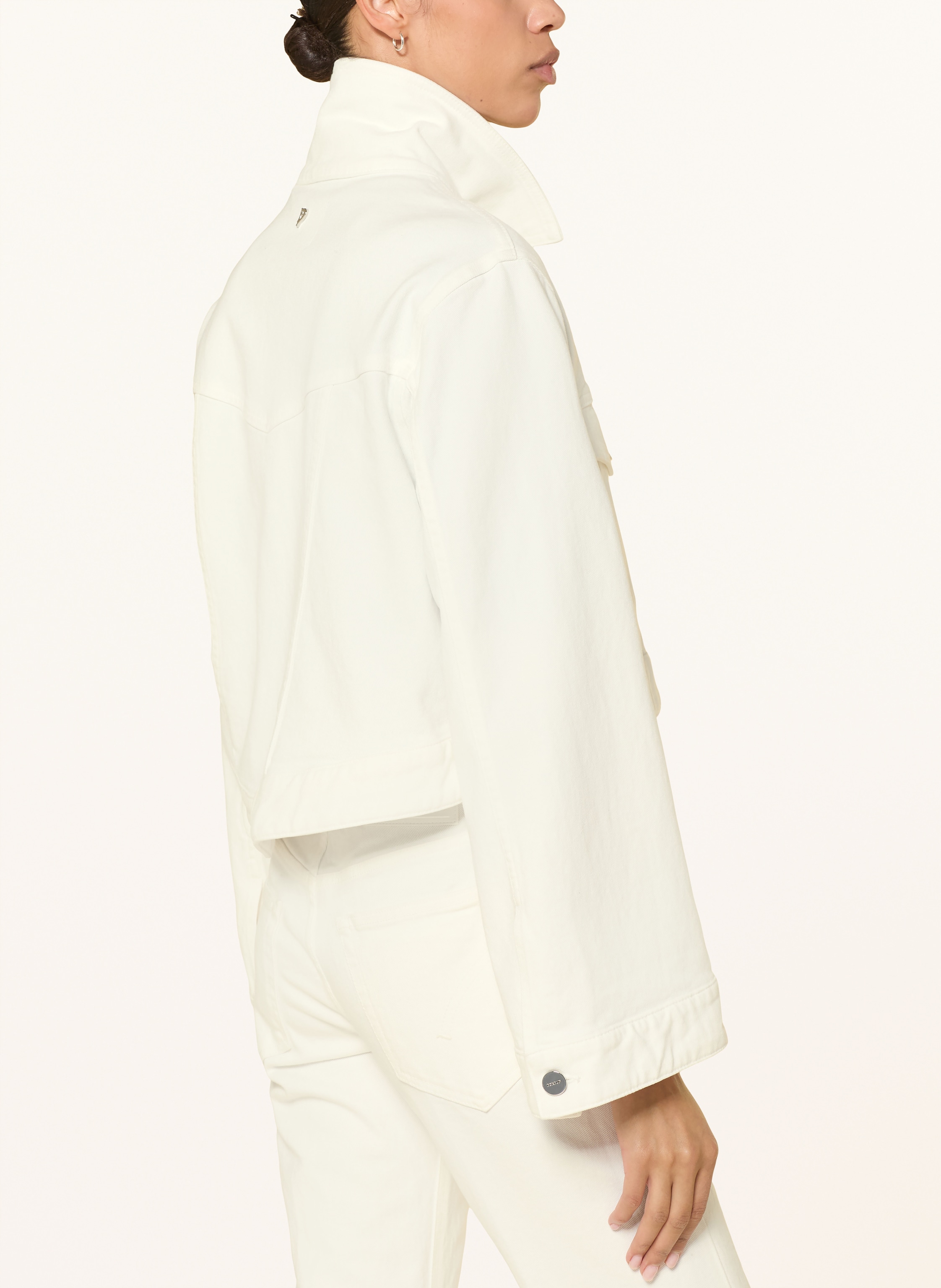 Thumbnail - Dondup Jeansjacke weiss