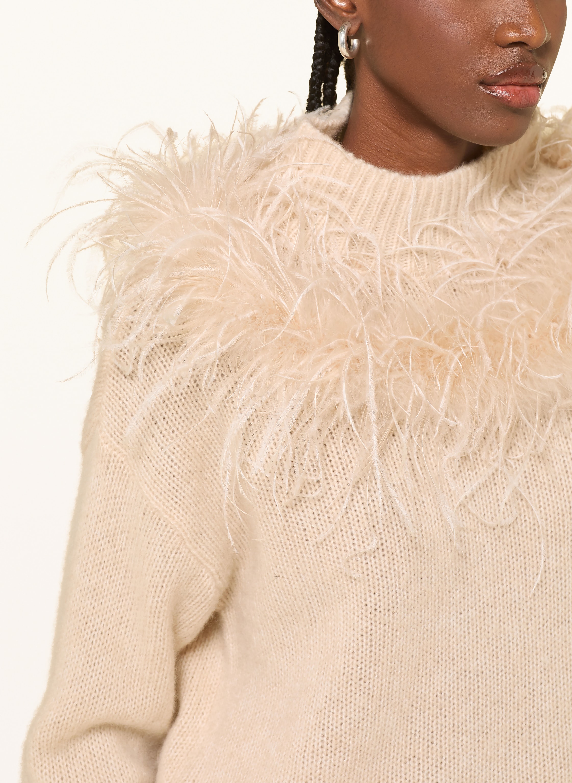 Thumbnail - Hemisphere Pullover Mit Cashmere beige