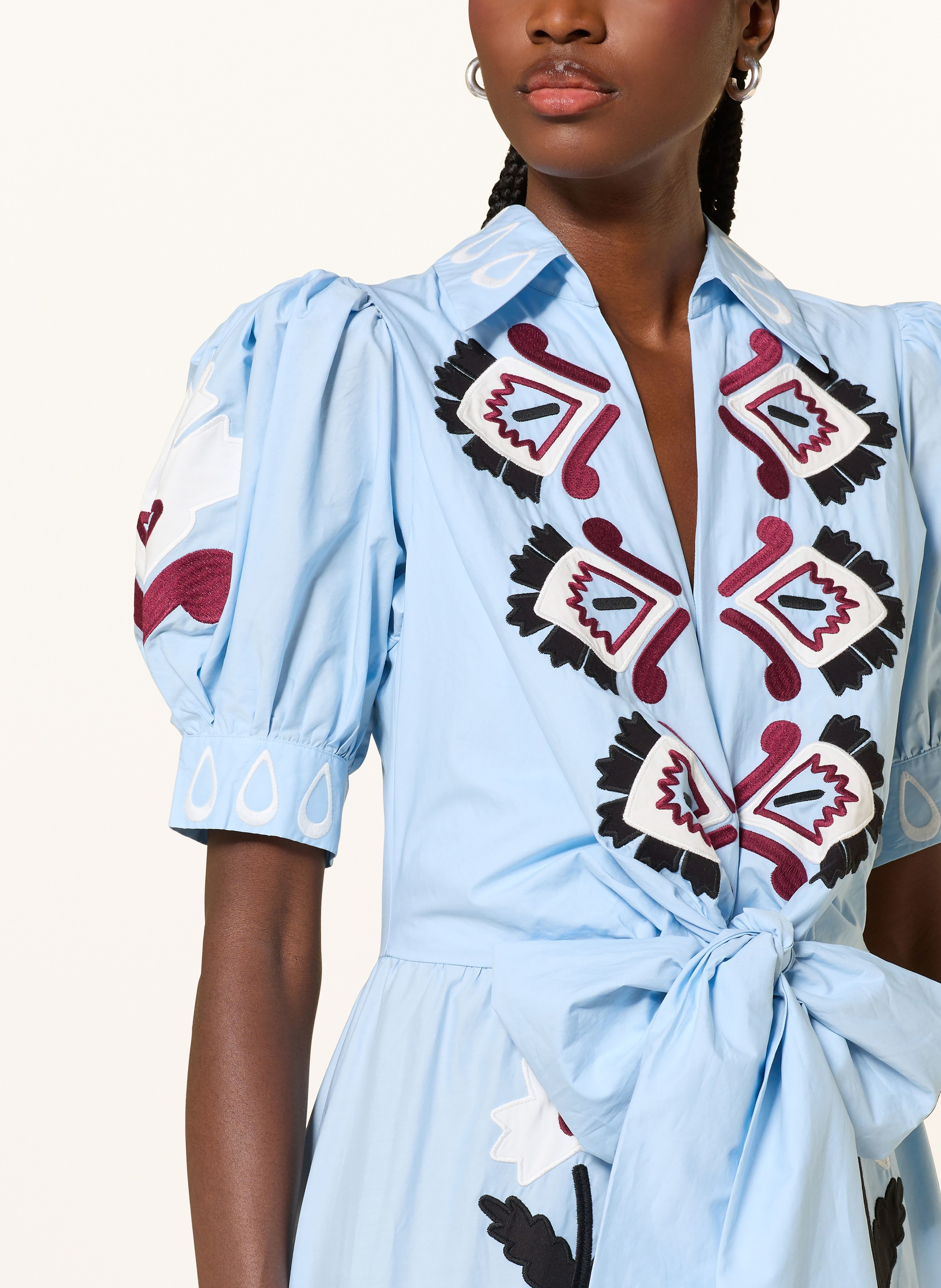 Thumbnail - Farm Rio Kleid Artisanal blau